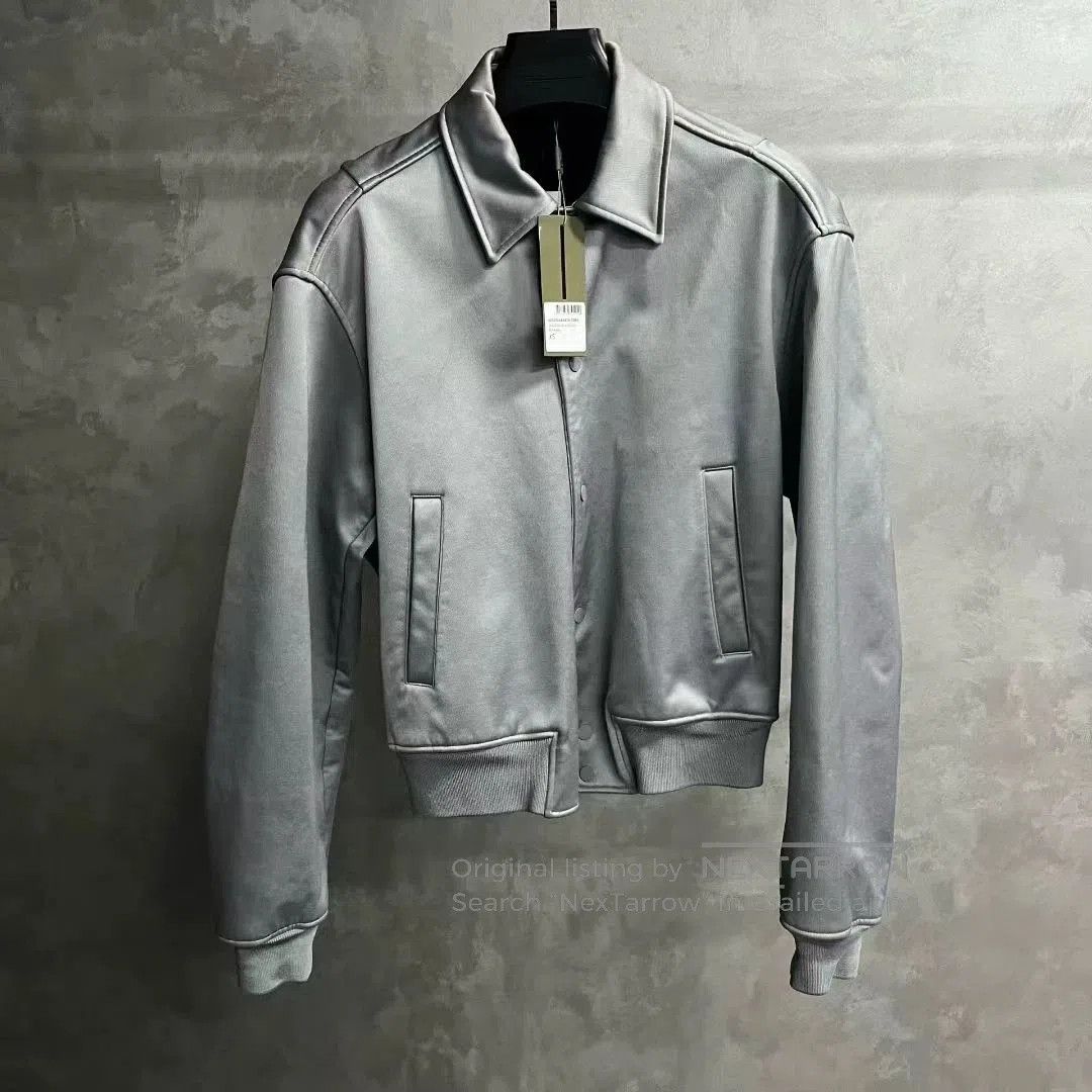Dior Dior Gray Embossed Glossy Lapel Jacket. Size XS / US 0-2 / IT 36-38 - 1 Thumbnail
