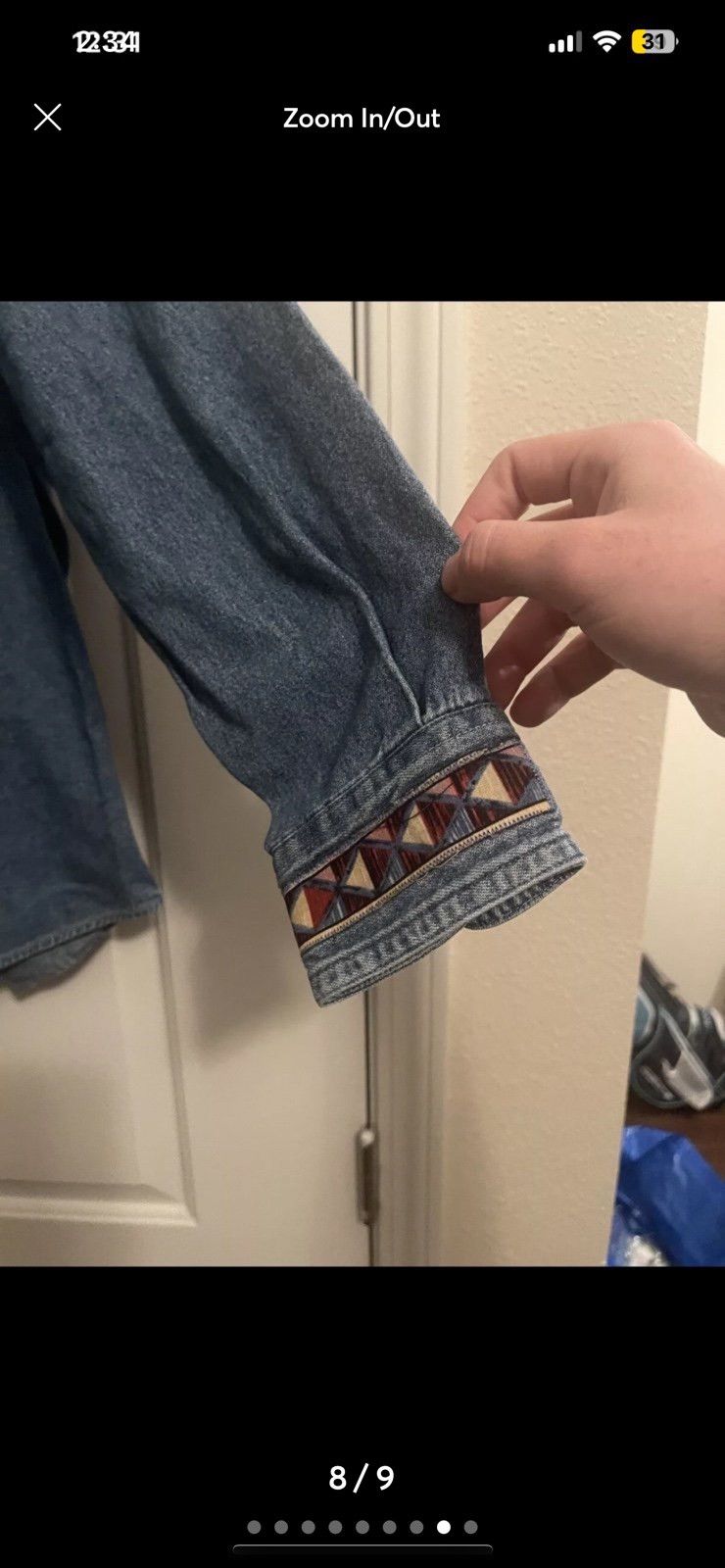 Dickies × Vintage Vintage Women’s M Dickies Embroidered Denim Jean Jacket Size M / US 6-8 / IT 42-44 - 8 Thumbnail