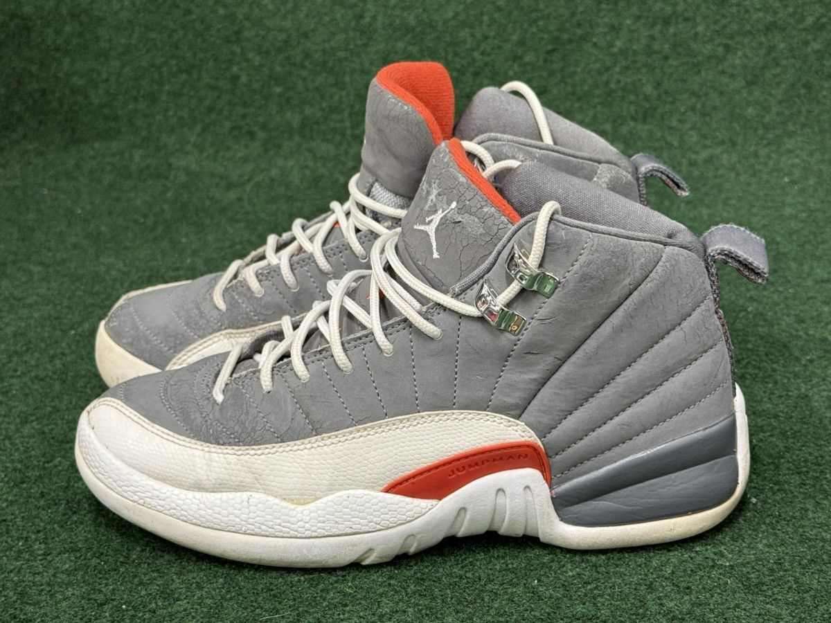 Jordan Brand 2012 Air Jordan 12 Retro Cool Grey GS 153265-012 Size US 5.5 / EU 38 - 1 Thumbnail