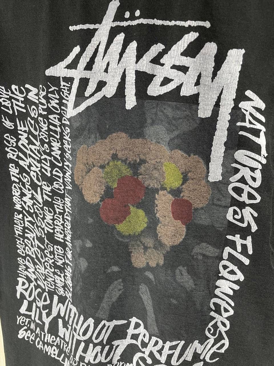 Stussy × Vintage Stussy Vintage Flowers Printed y2k T Shirt Size US S / EU 44-46 / 1 - 5 Thumbnail