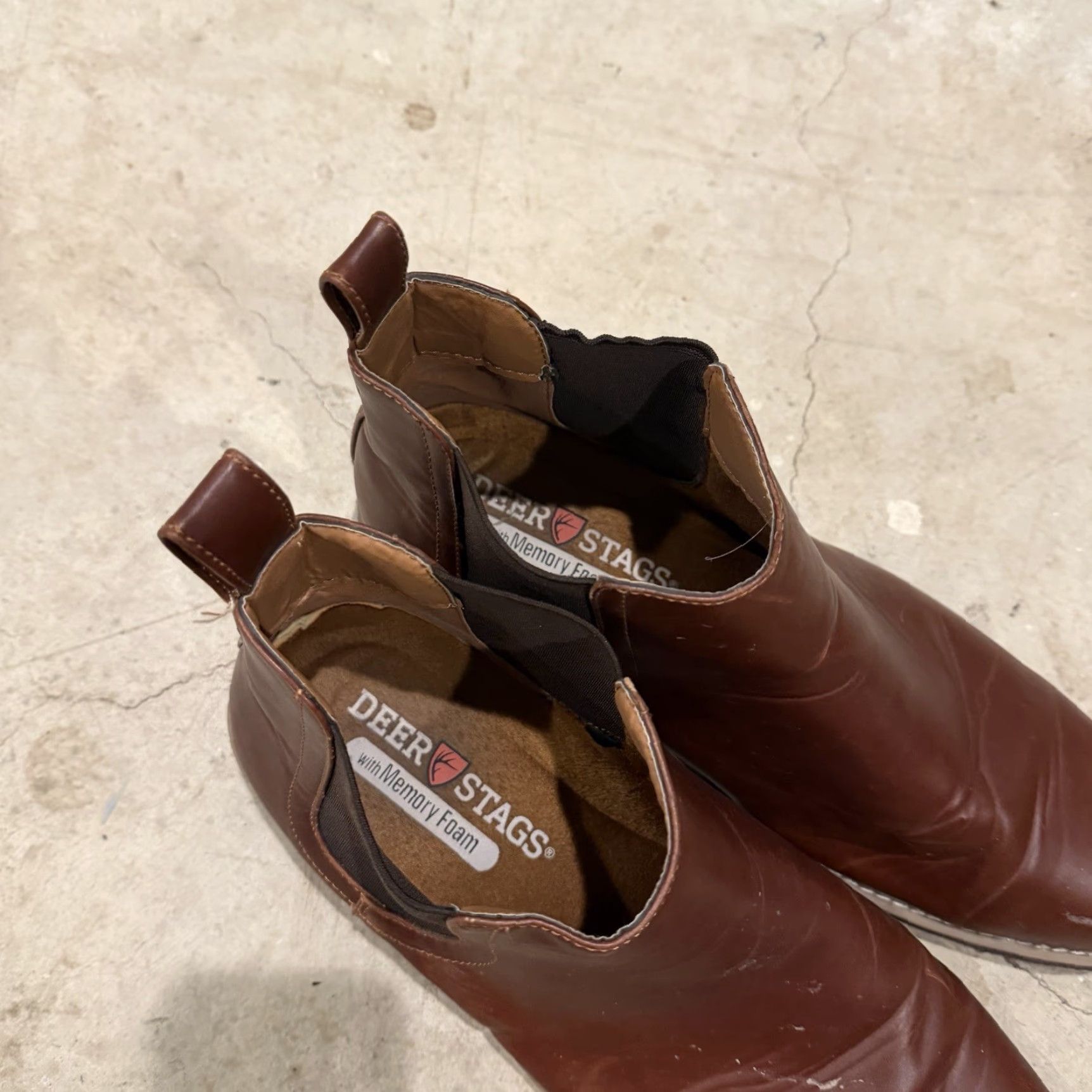 Vintage Deer Stags Rockland Boots Mens 13 M Redwood Smooth Brown/red Size US 13 / EU 46 - 3 Thumbnail