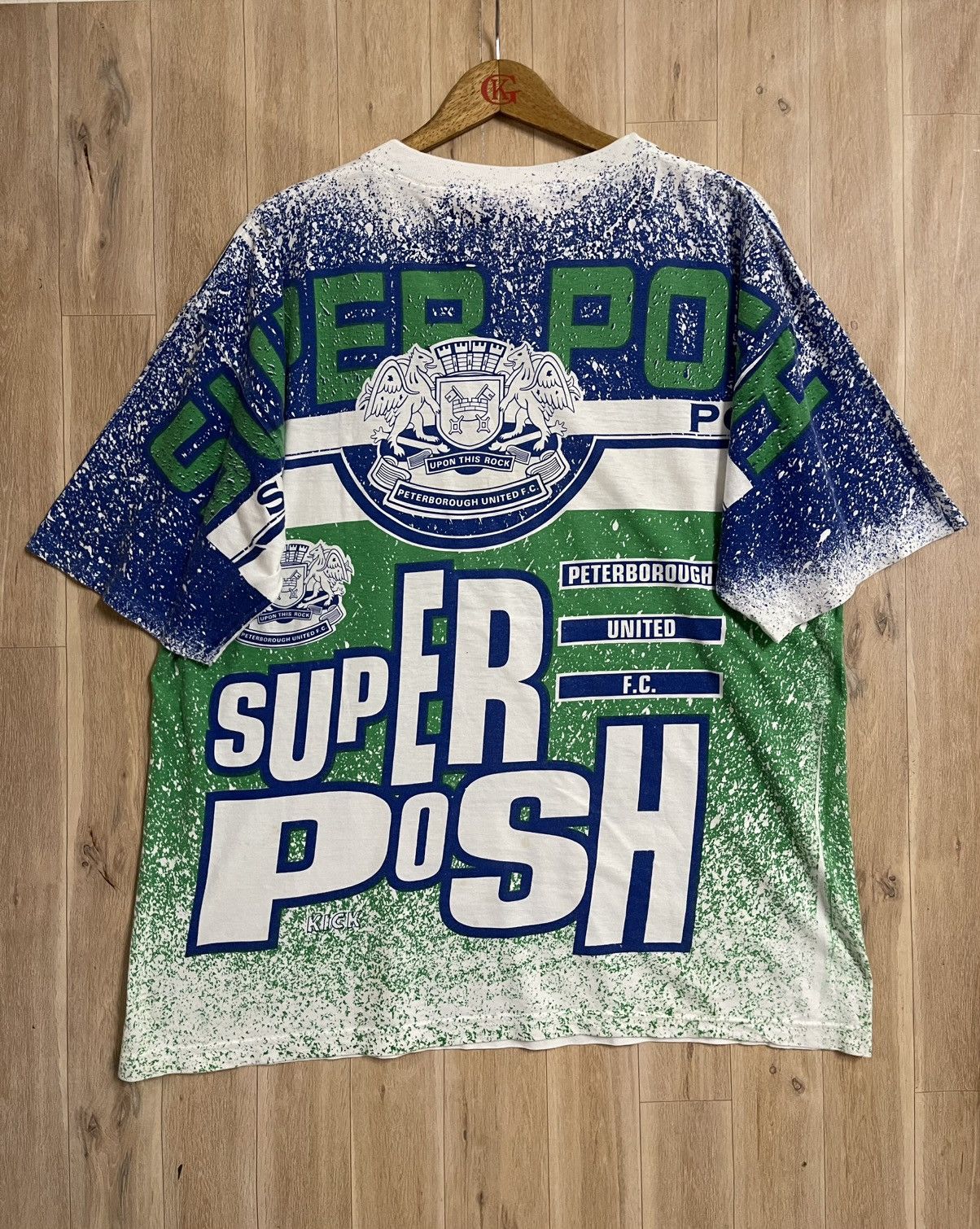Sports Specialties Vintage 90’s Peterborough FC T shirt AOP L Soccer Football Size US XL / EU 56 / 4 - 11 Thumbnail