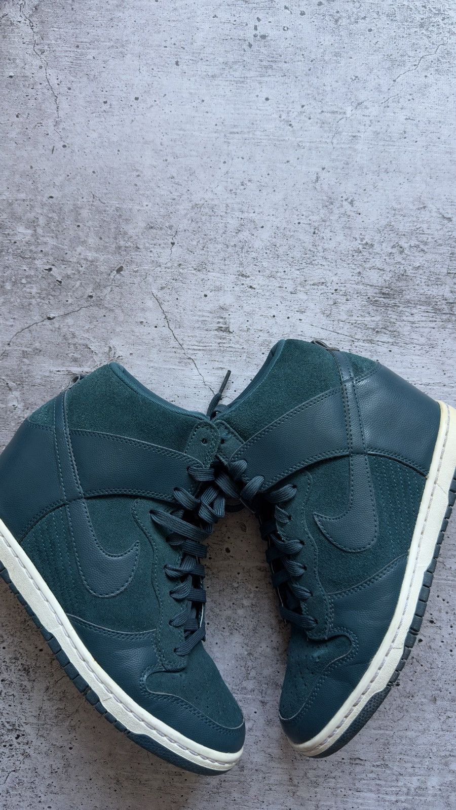 Nike Nike Dunk Women’s Sky Hi EssentialWedge Dark Sea Green Size US 8.5 / IT 38.5 - 10 Thumbnail