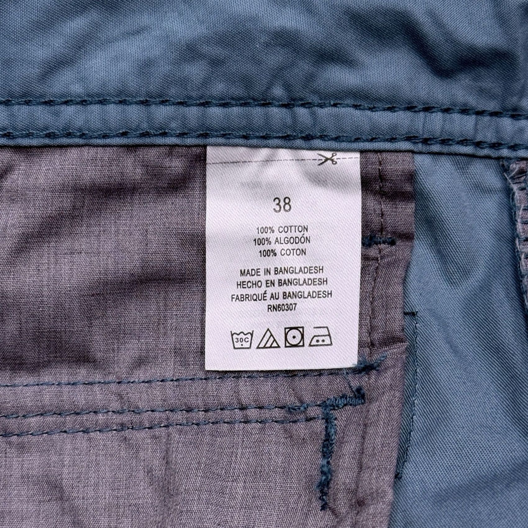 Vintage Union Bay Vintage Cargo Shorts Mens 38 Tidal Wave Blue Mason New Size US 38 / EU 54 - 6 Thumbnail
