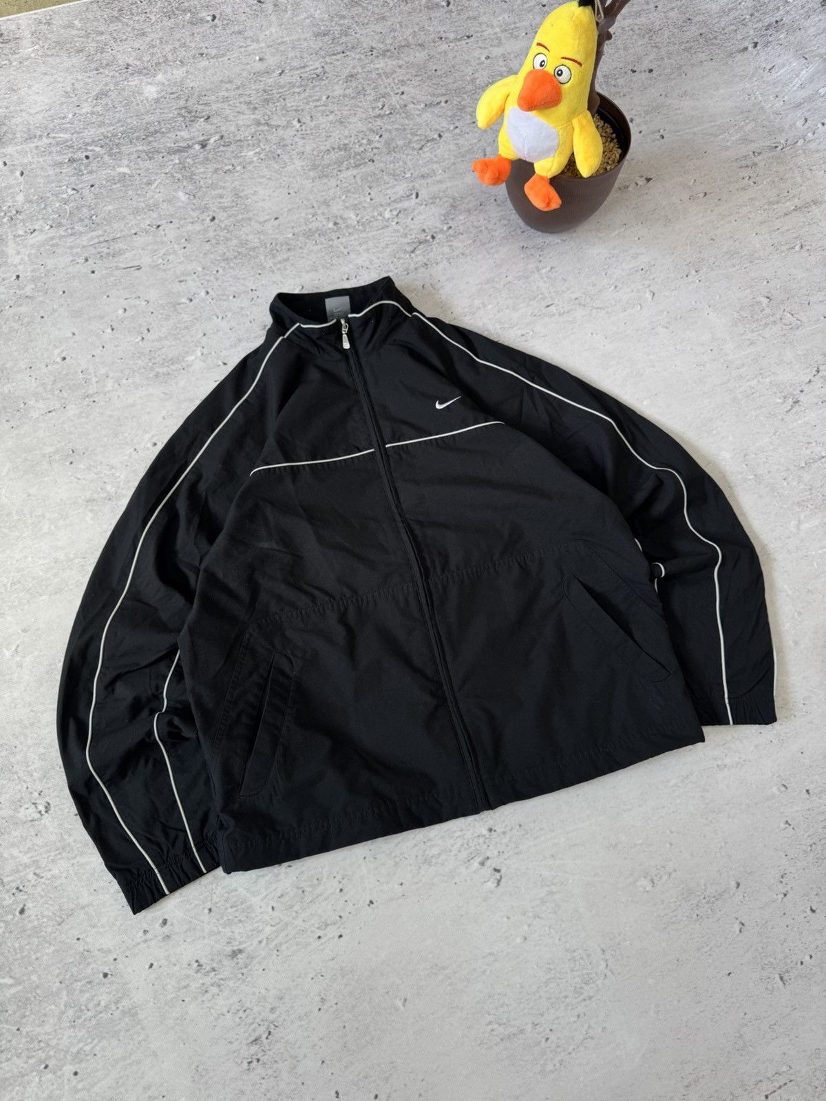 Nike × Vintage NIKE VINTAGE BASIC LOGO OVERSIZE BAGGY LIGHT JACKET Size US L / EU 52-54 / 3 - 1 Thumbnail