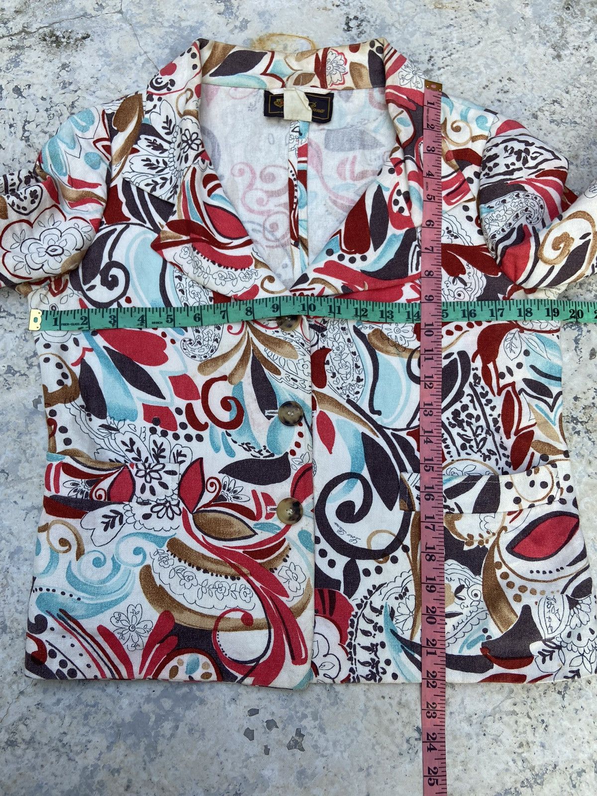 Loro Piana Loro piano women blazer Italian designer floris full print Size M / US 6-8 / IT 42-44 - 10 Thumbnail