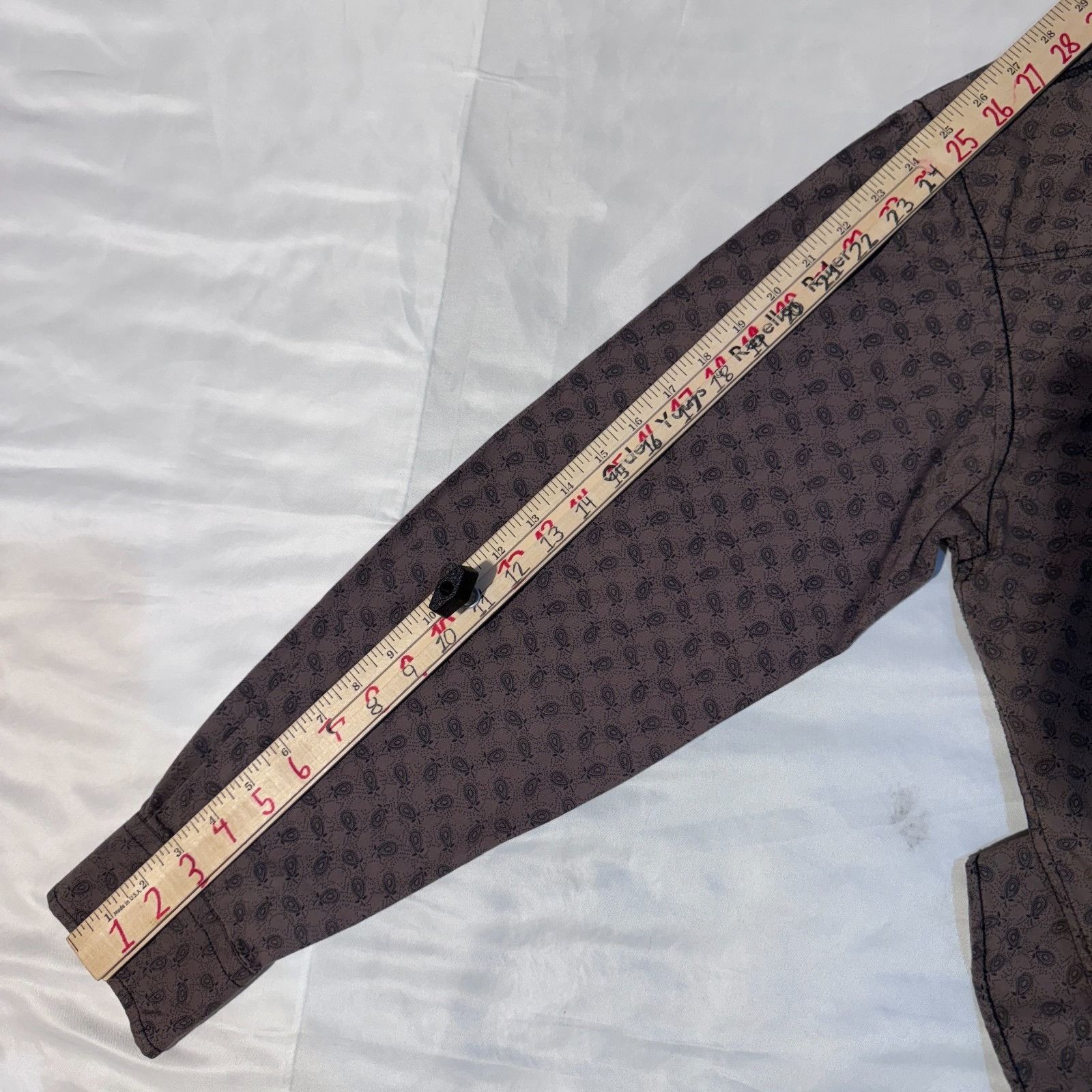 Other Rafter C Brown Paisley Western Pearl Snap Shirt XL Cowboy Ro Size US XL / EU 56 / 4 - 7 Thumbnail