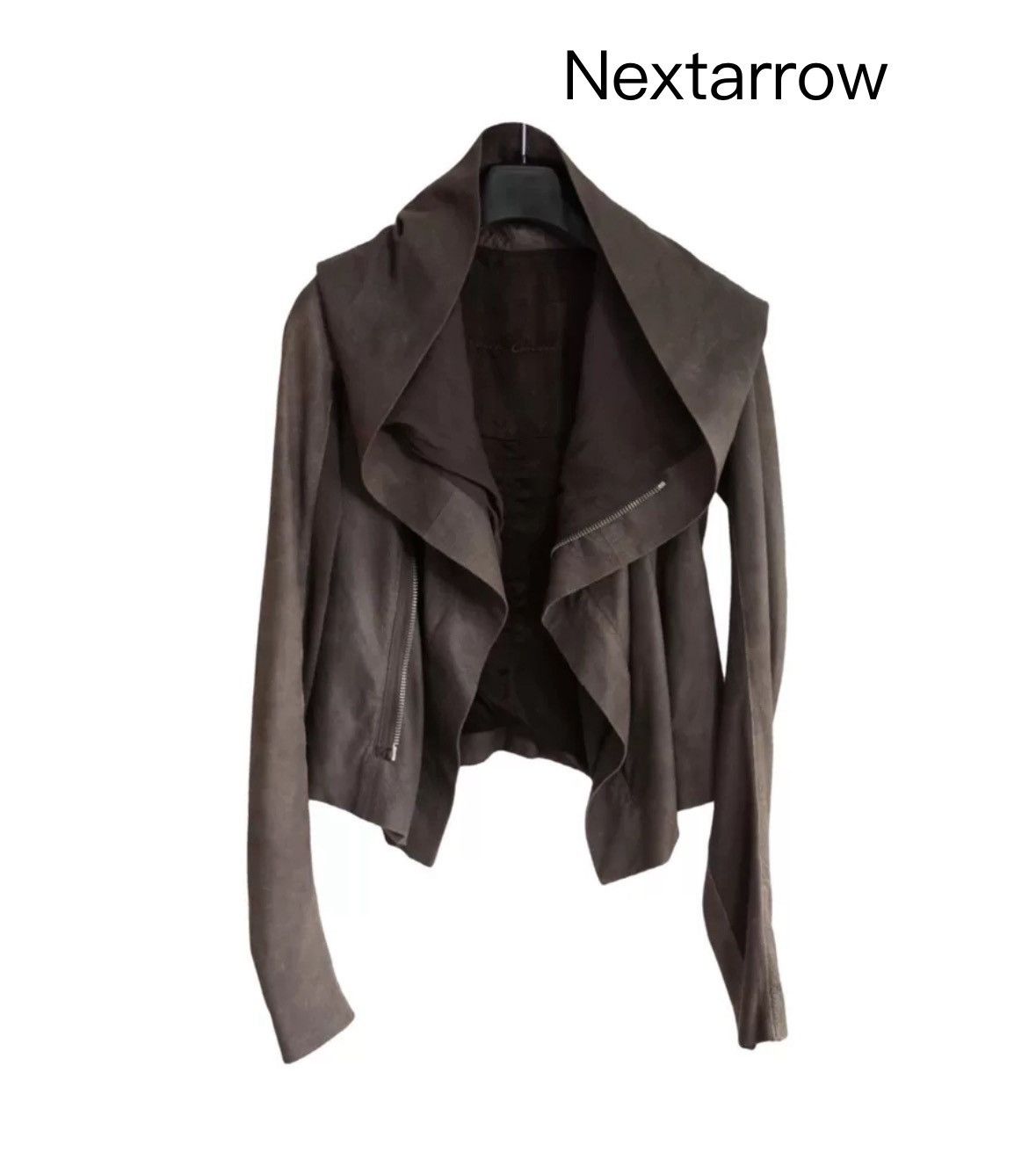 Rick Owens Rick Owens suede hooded real leather jacket2412-Nextarrow Size US XS / EU 42 / 0 - 1 Thumbnail