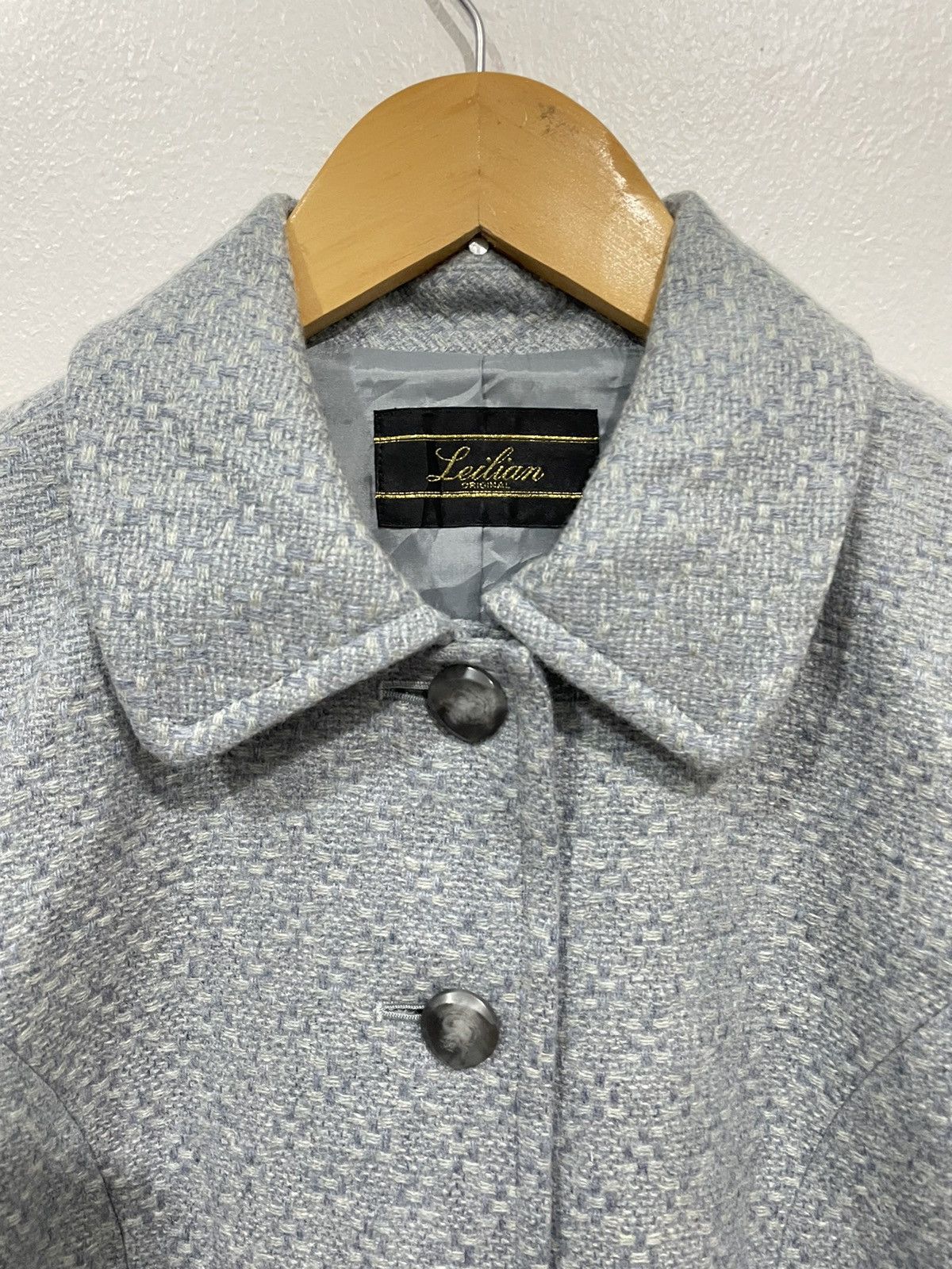 Loro Piana VINTAGE LORO PIANA X LEILIAN JAPAN BLUE WOLL COAT Size M / US 6-8 / IT 42-44 - 2 Thumbnail