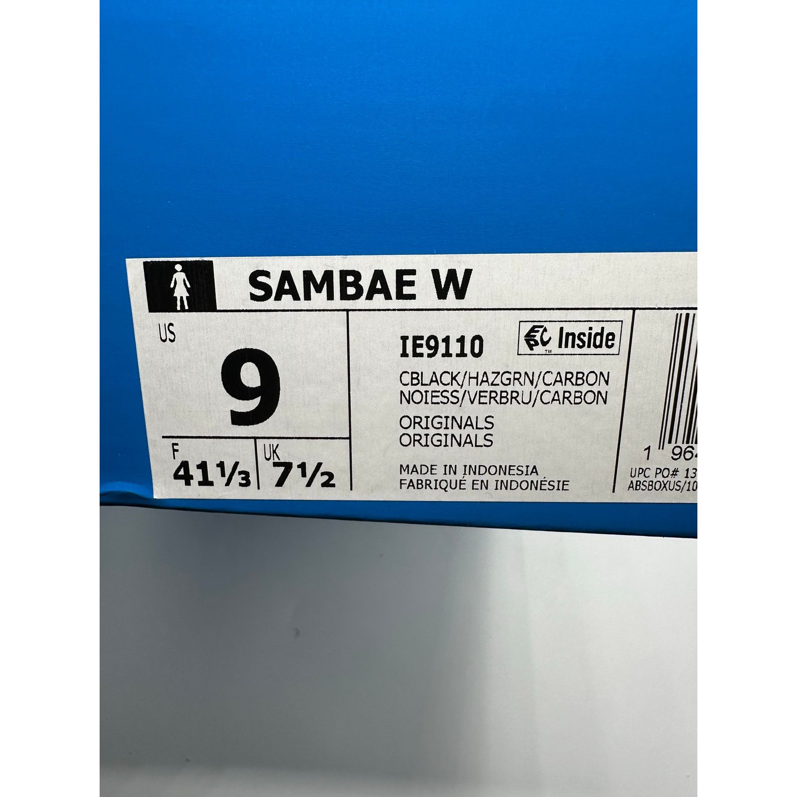 Adidas Adidas Sambae Wmns “Black Hazy Green” size 9w Size US 9 / IT 39 - 6 Thumbnail