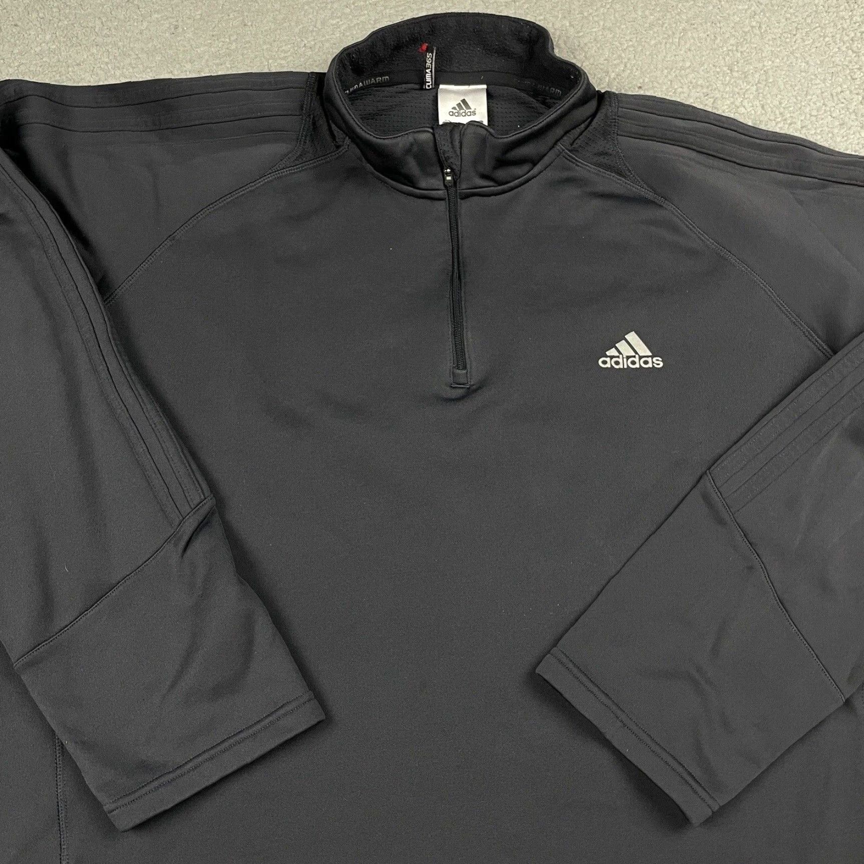 Adidas Adidas Windbreaker Jacket XL Black Response Climate365 Clima365 Full Zip Men Regular Long Sleeve Shirt? Size US XL / EU 56 / 4 - 2 Thumbnail