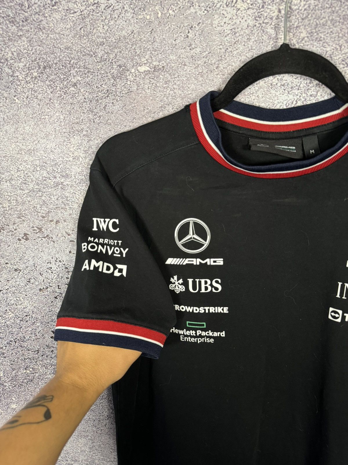 Mercedes-Benz Mercedes-Benz AMG F1 Petronas Team 2022 Formula 1 Jersey Size US M / EU 48-50 / 2 - 8 Thumbnail