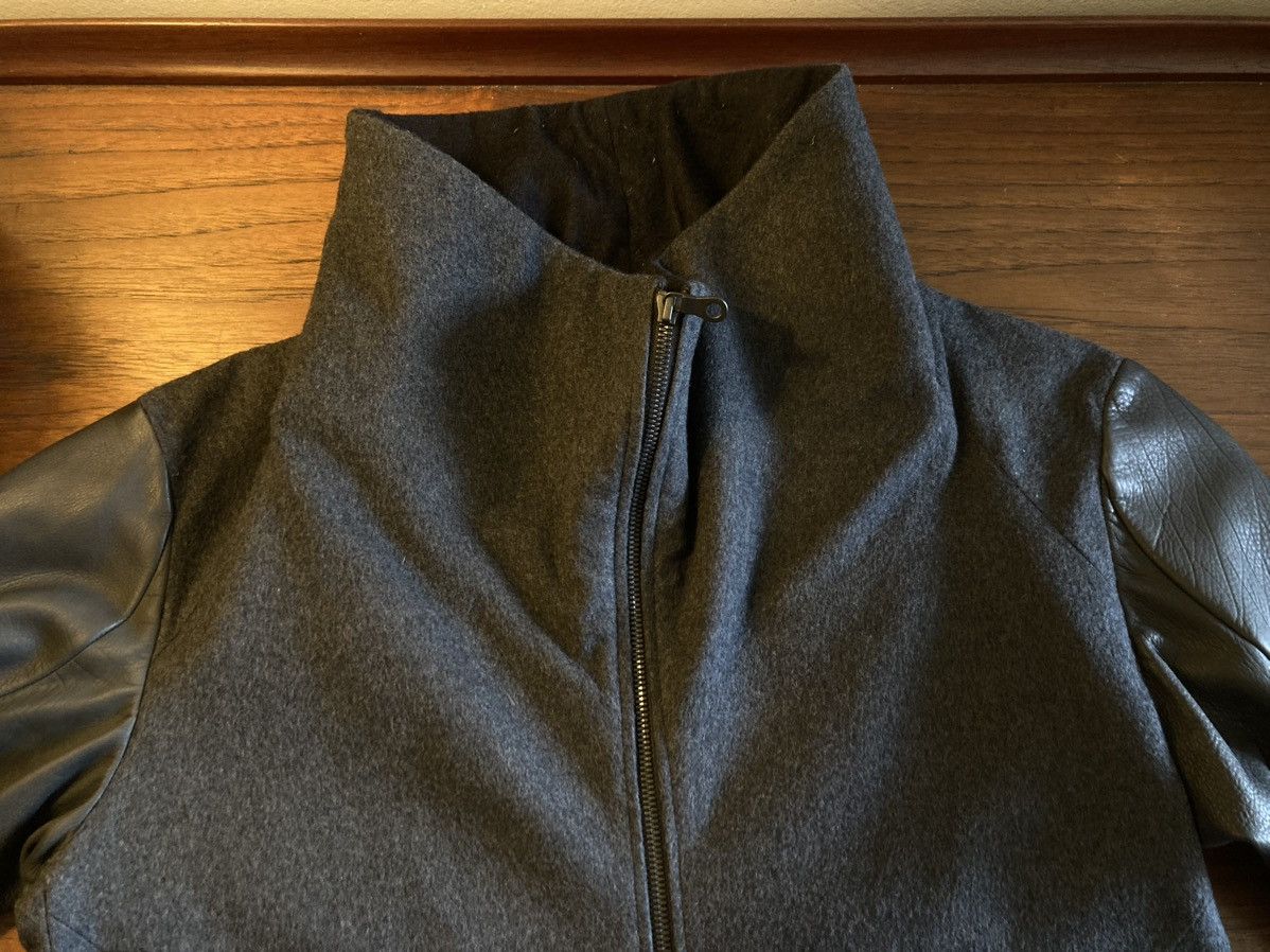 Devoa Wool Jacket W/ Leather Sleeves Size US L / EU 52-54 / 3 - 8 Thumbnail