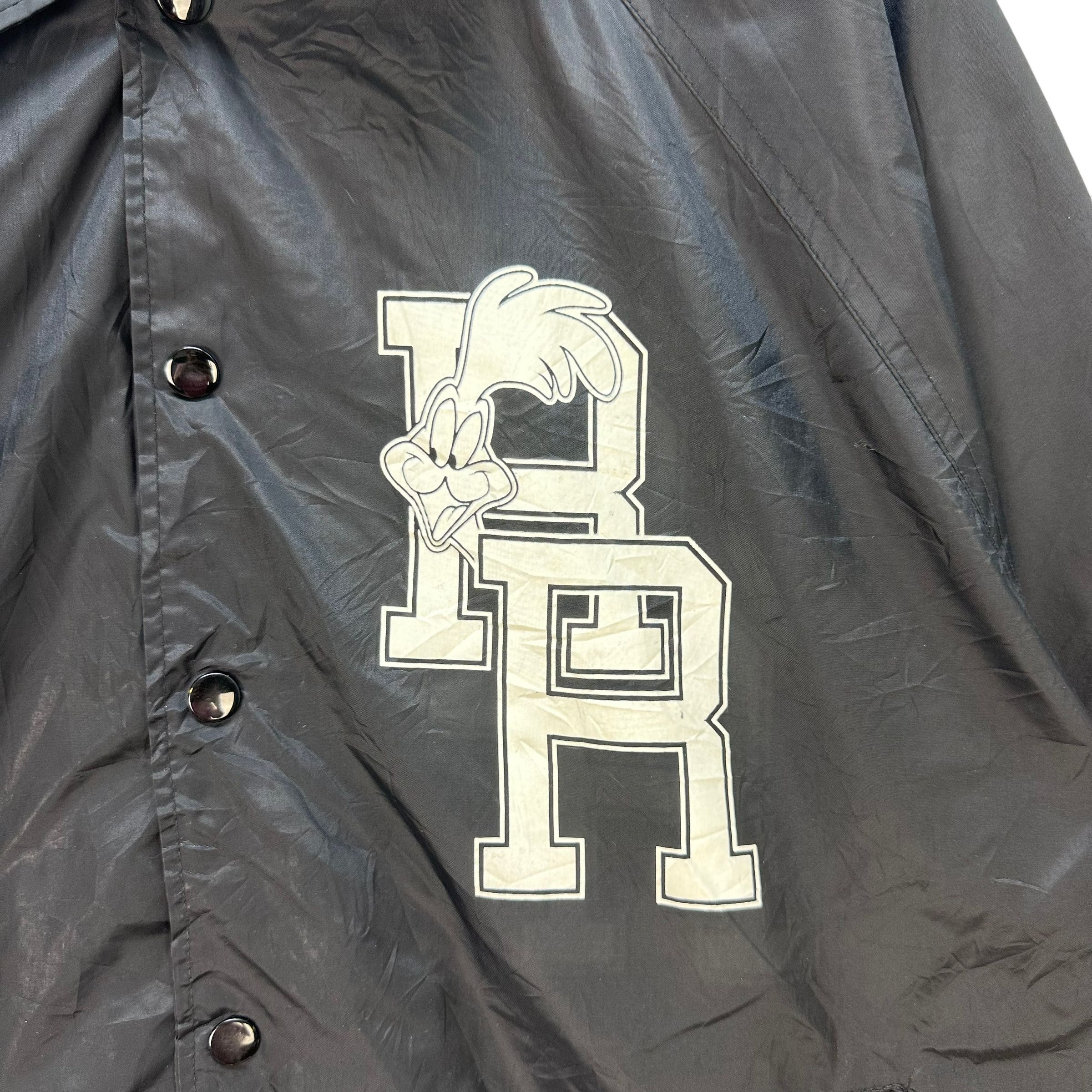 Vintage ROAD RUNNER MOONEYES BIG LOGO COACH JACKET #7681-164 Size US L / EU 52-54 / 3 - 6 Thumbnail
