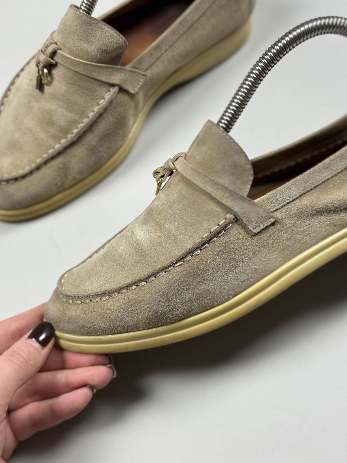Loro Piana Loro Piana Summer Walk Ladies Low Suede Loafers Ballets Size US 8 / IT 38 - 17 Thumbnail