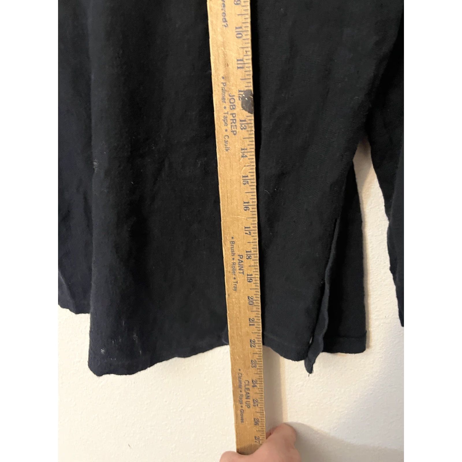 American Eagle Outfitters American Eagle Cardigan Womens Small Black Open Front Size S / US 4 / IT 40 - 4 Thumbnail
