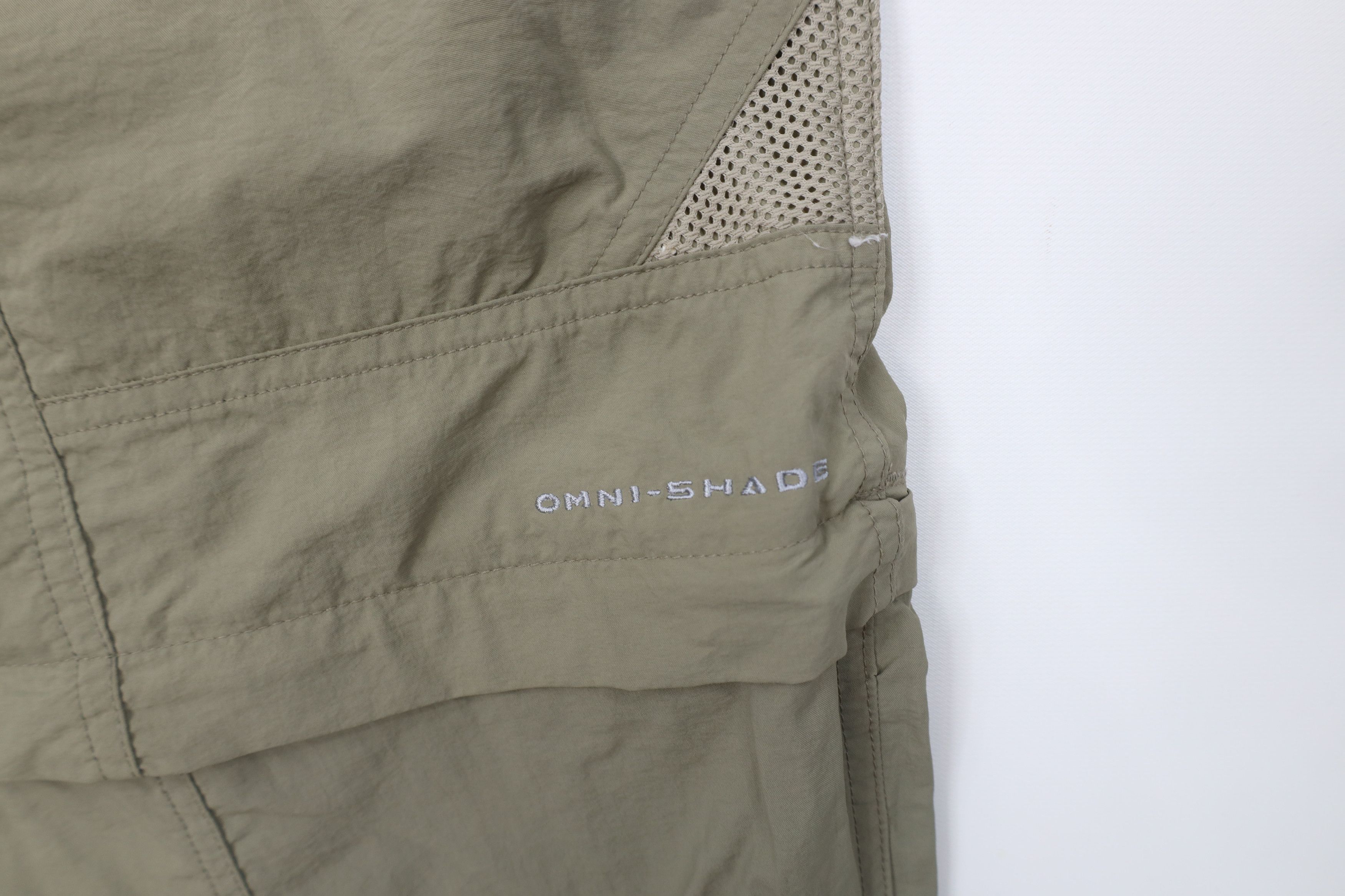 Columbia Vintage Y2K Columbia PFG Wide Leg Cargo Pants Shorts Beige Size US 38 / EU 54 - 5 Thumbnail