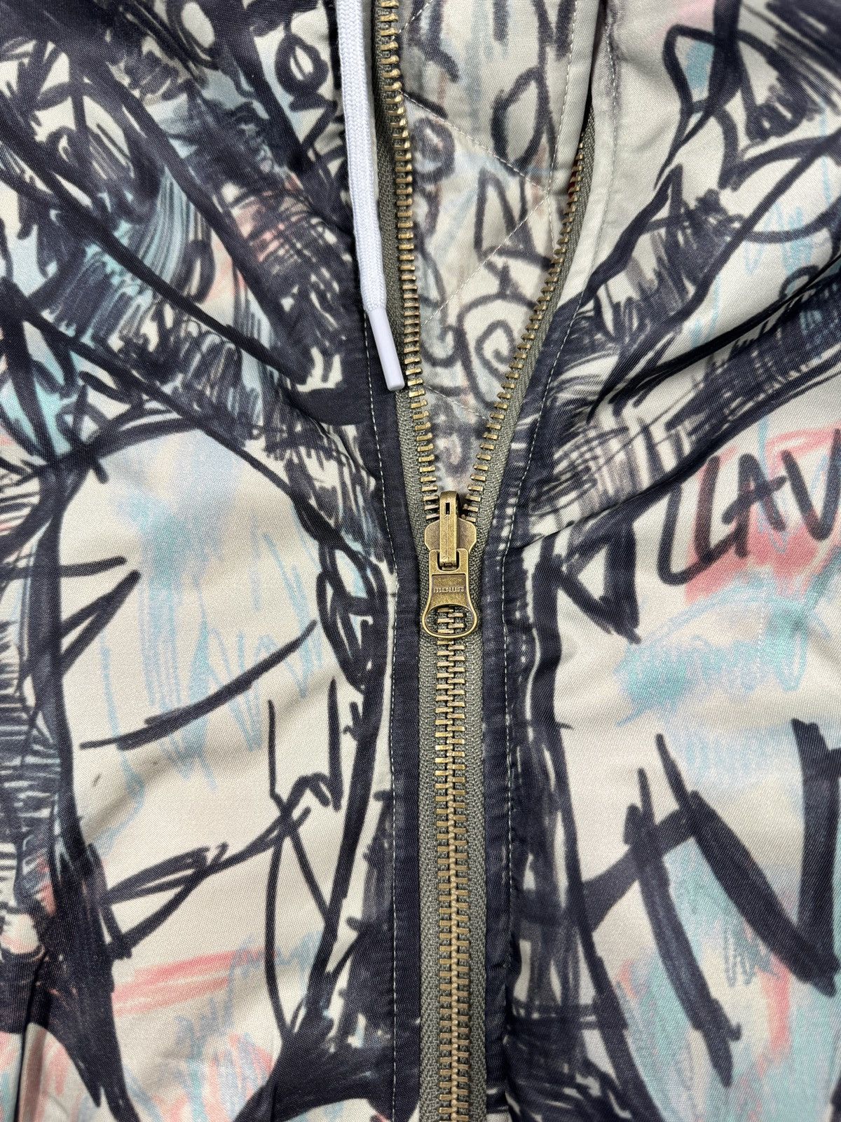 Mowalola NEW YORK GRAFFITI OVERSIZED REVERSIBLE JACKET Size US XL / EU 56 / 4 - 7 Thumbnail