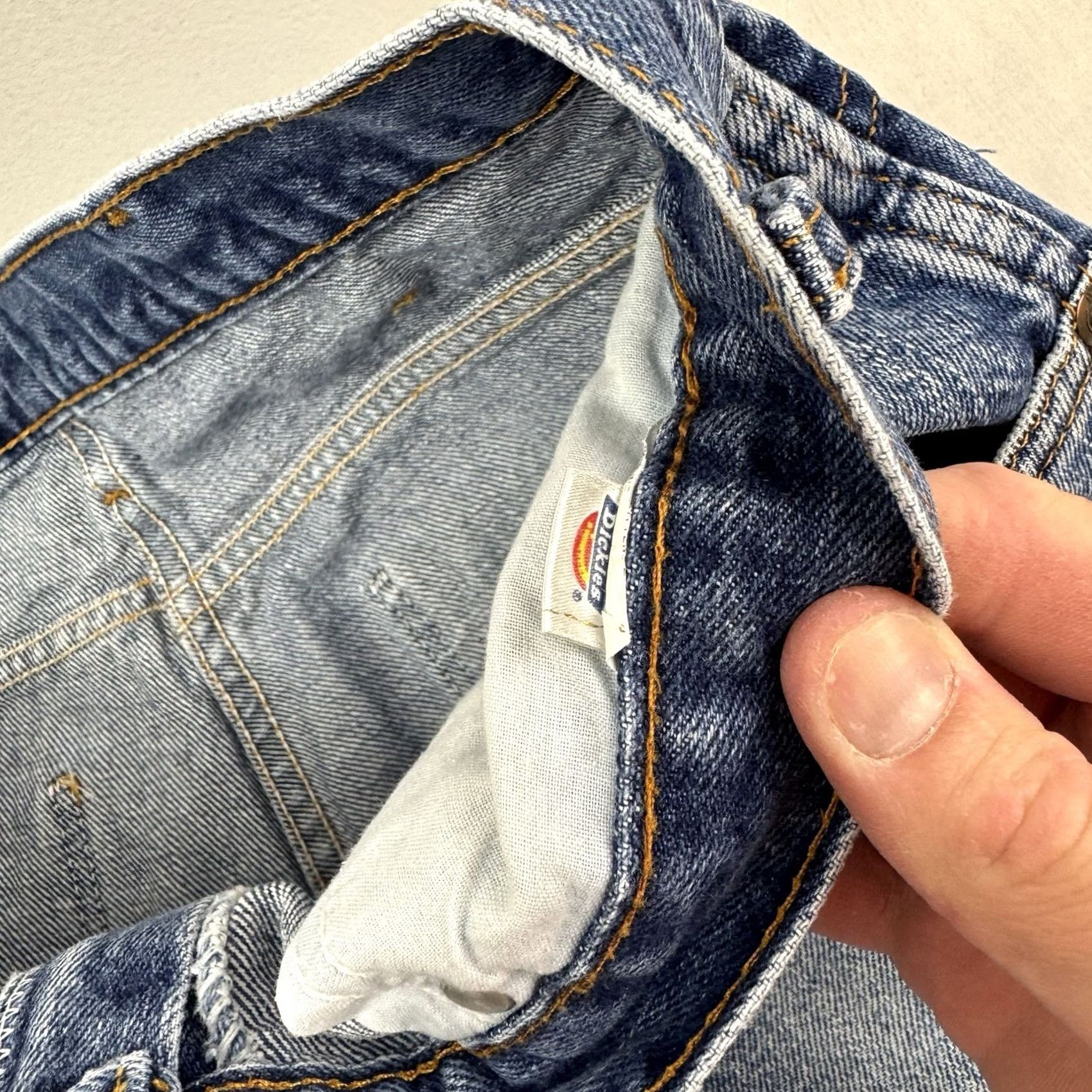 Dickies VINTAGE Dickies Jeans Men 34x30 Relaxed Fit Blue 90s Y2K Hipster Workwear Jeans Mens Size US 34 / EU 50 - 4 Thumbnail