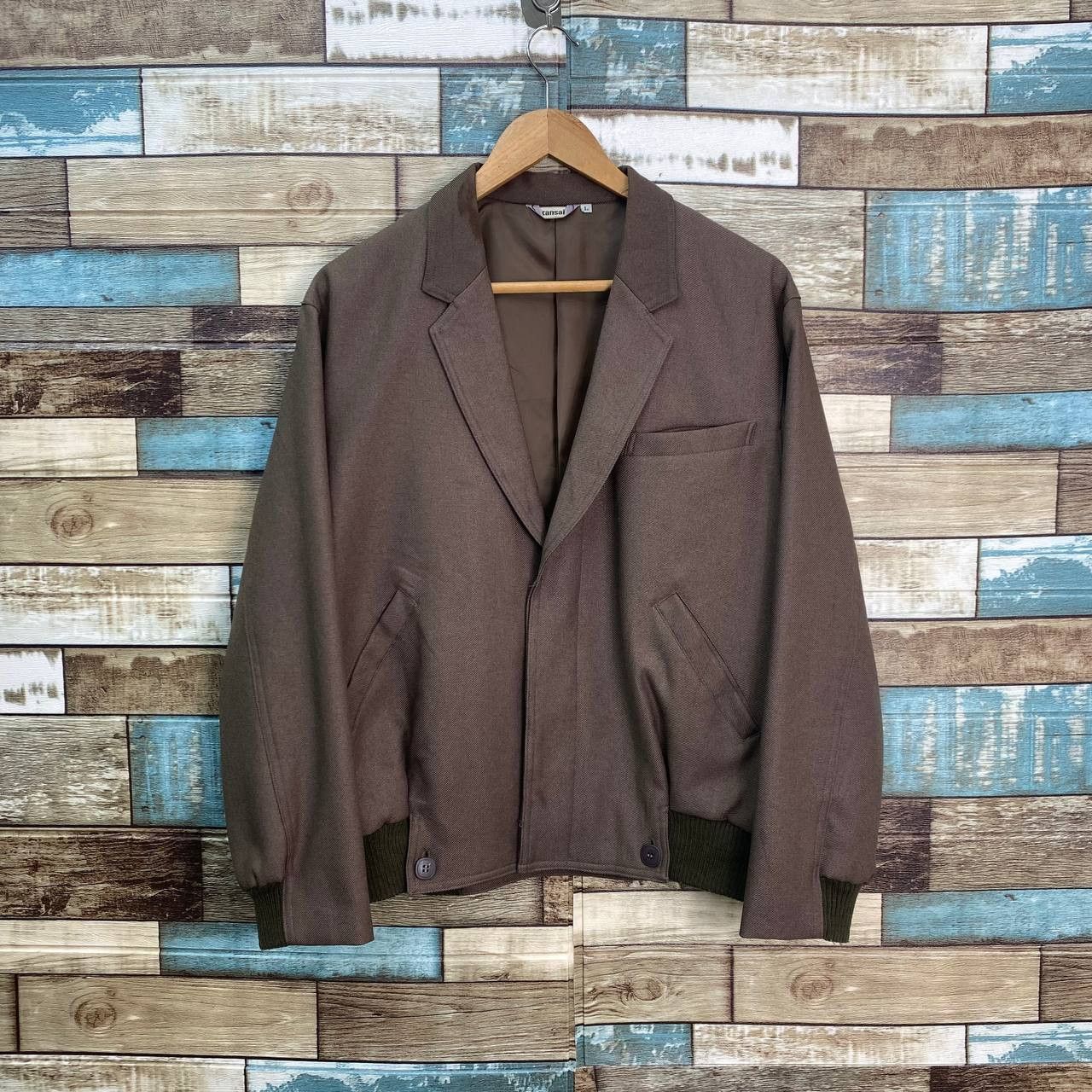 Kansai Yamamoto Vintage 90s Kansai Yamamoto "Uniform" Blazer Bomber Jacket Size US L / EU 52-54 / 3 - 1 Thumbnail