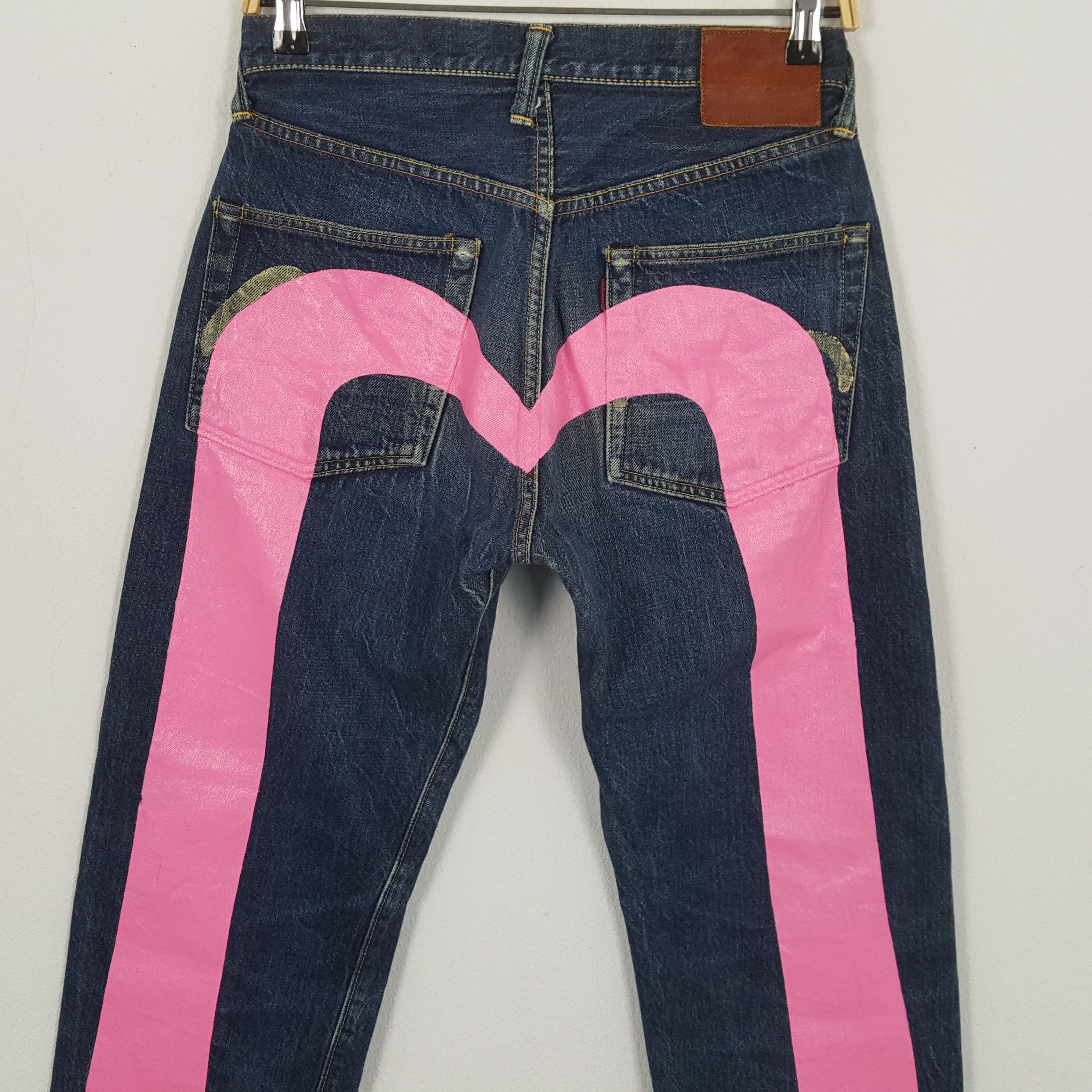 Evisu × Japanese Brand × Vintage Vintage EVISU Japanese Brand Daicock Custom Style Jeans Size US 27 - 2 Thumbnail