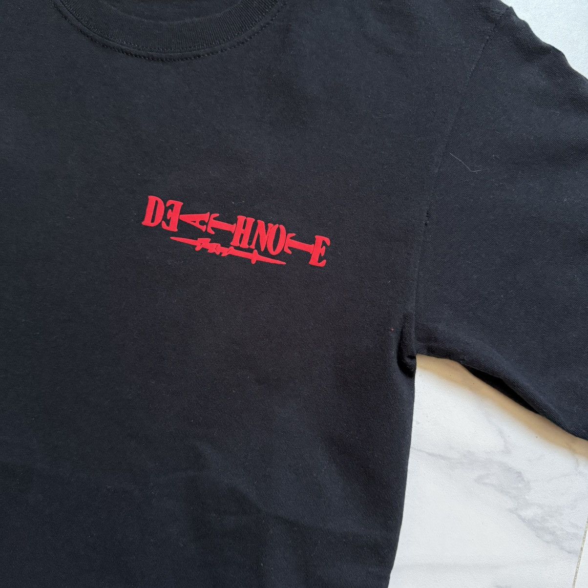 Anime Vintage Y2K Death Note Glow In The Dark Tee Size US S / EU 44-46 / 1 - 6 Thumbnail