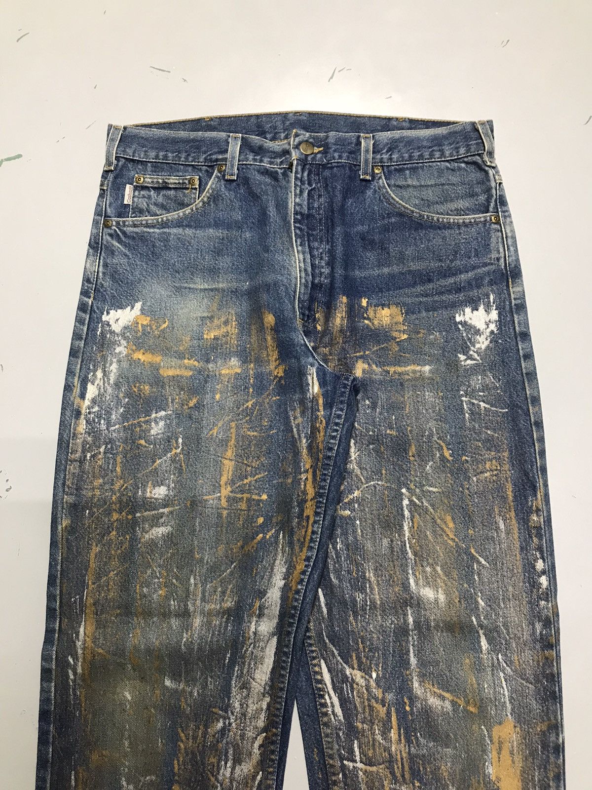 Carhartt Vintage carhartt B14 DST painted denim Size US 36 / EU 52 - 4 Thumbnail