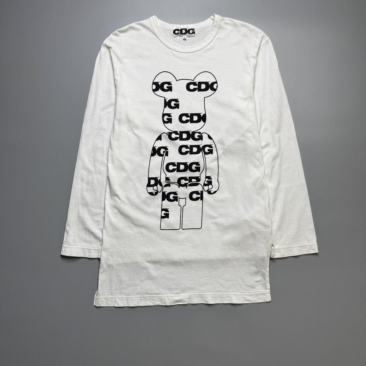 Comme des Garcons CDG x Bearbricks - Medicom Toy Long Front Sweatshirt Size US L / EU 52-54 / 3 - 1 Thumbnail