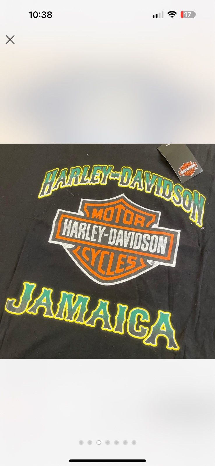 Harley Davidson Vintage Jamaica Harley Davidson Tshirt Size US L / EU 52-54 / 3 - 3 Thumbnail