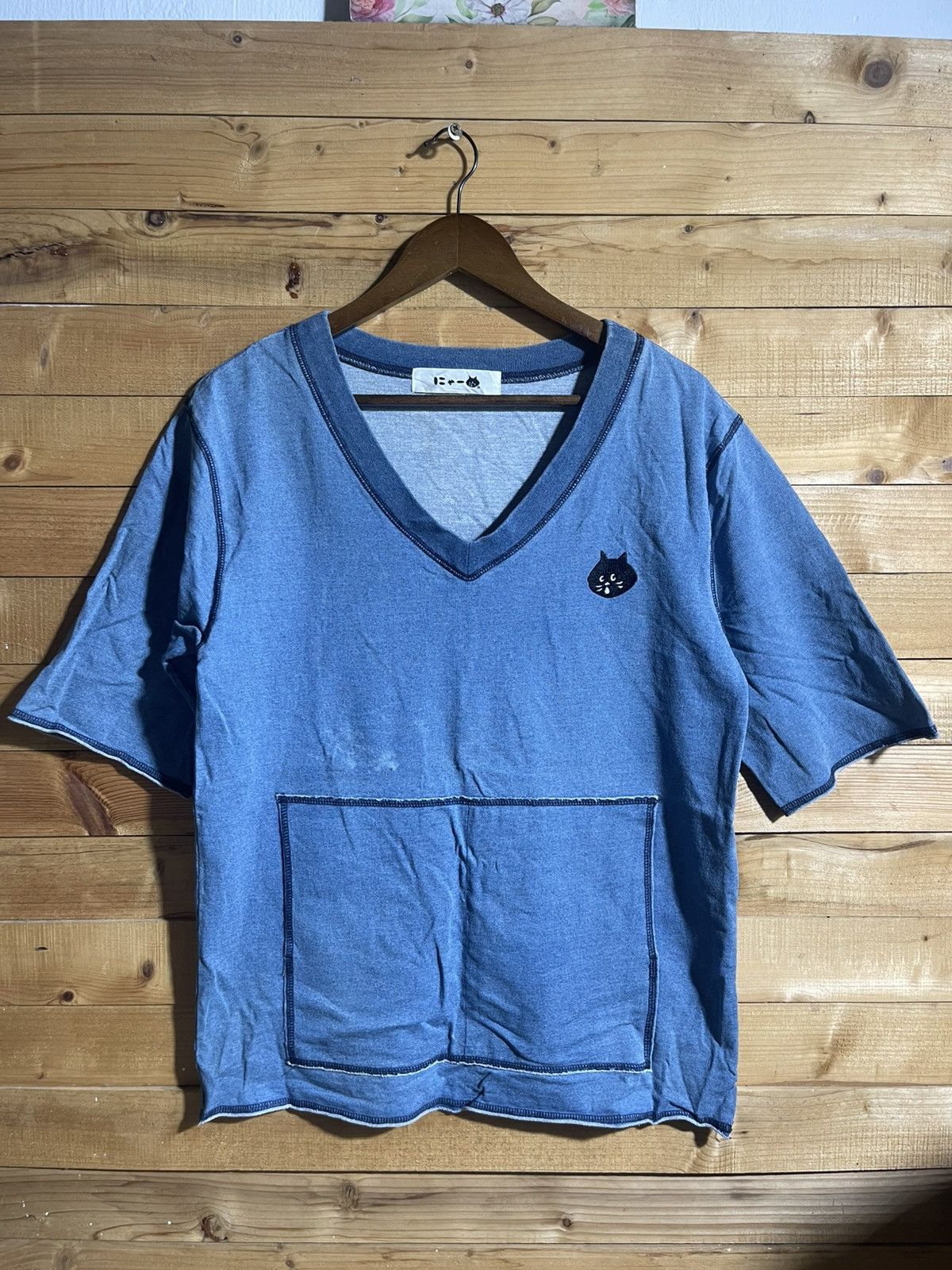 Issey Miyake Vintage ne-net by issey miyake v neck tshirt Size M / US 6-8 / IT 42-44 - 1 Thumbnail