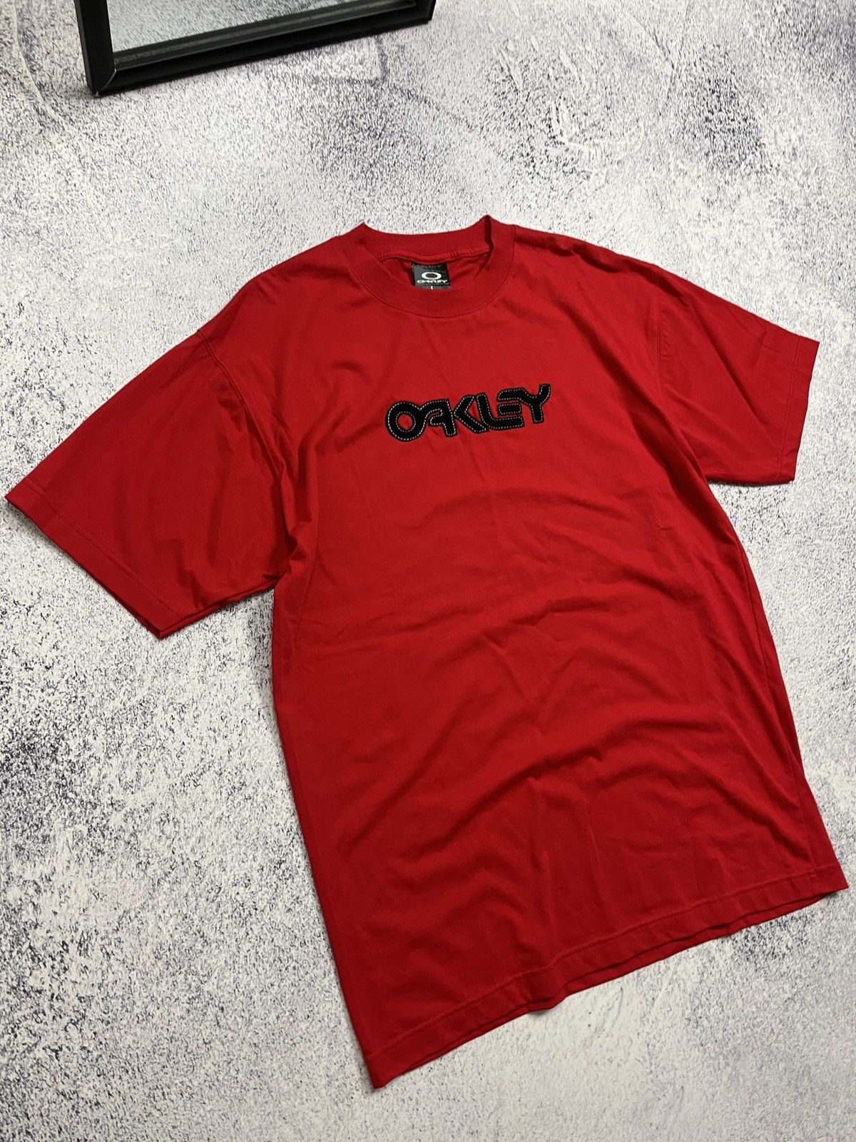 Oakley × Vintage Oakley T-shirt Vintage Big Logo Oversized Baggy Fit Y2k Size US L / EU 52-54 / 3 - 4 Thumbnail