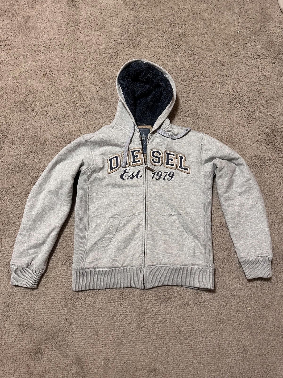 Diesel Diesel vintage zip hoodie teddy fur Y2K navy Sz 3 Size US M / EU 48-50 / 2 - 1 Thumbnail