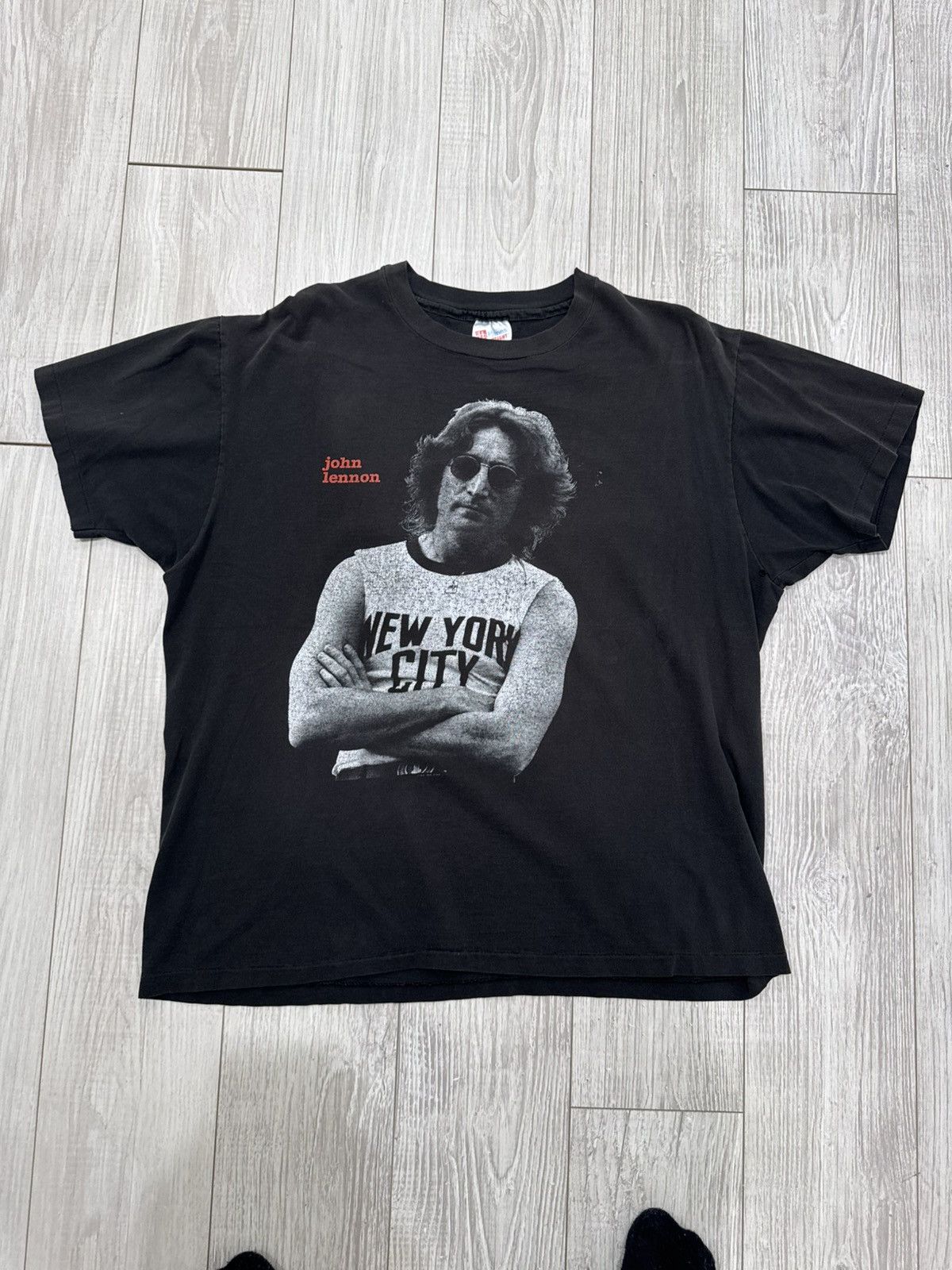 Vintage Vintage 1991 John Lennon Size US XL / EU 56 / 4 - 1 Thumbnail