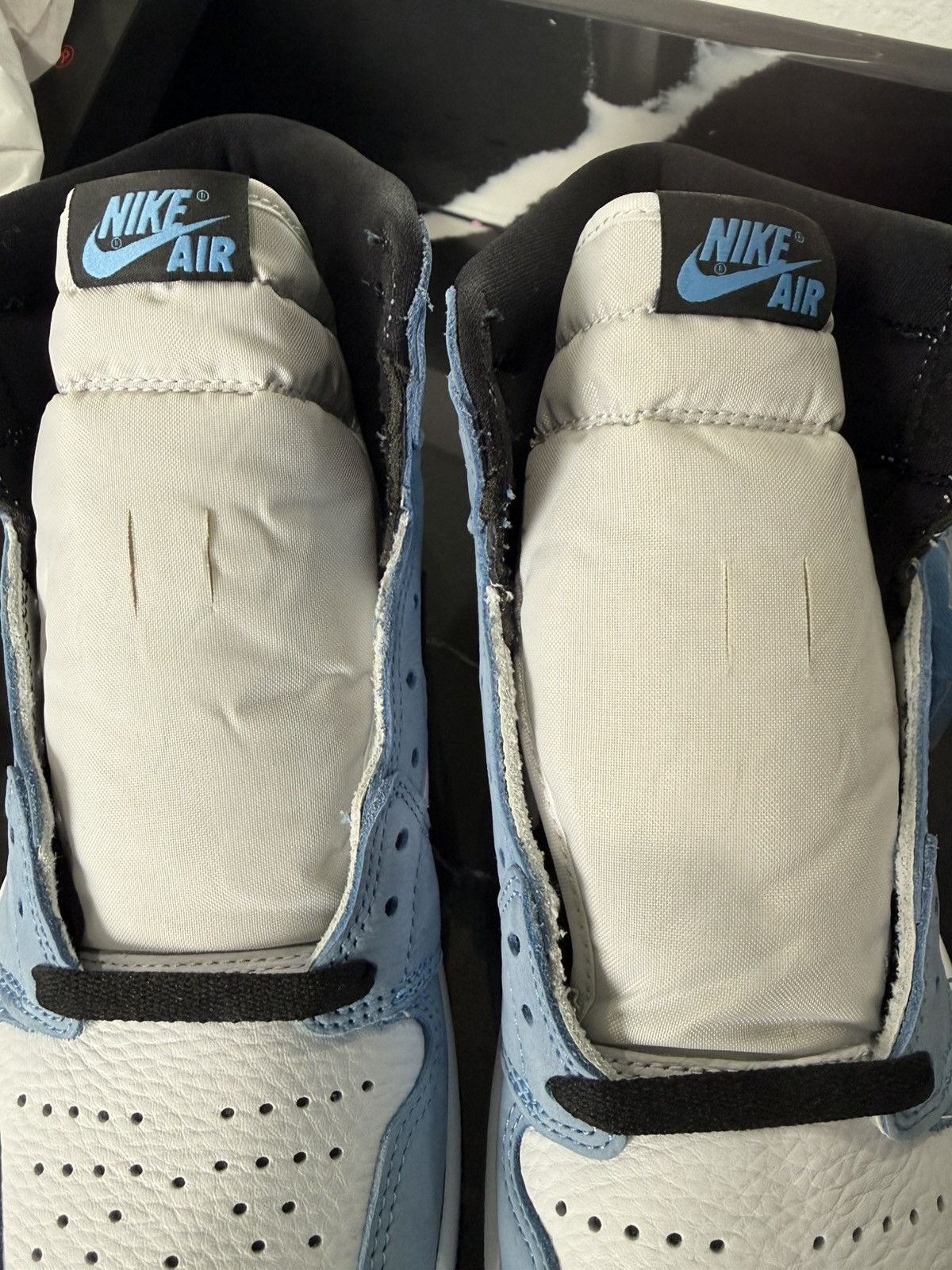 Nike Carolina blue Jordan 1s Size US 9.5 / EU 42-43 - 9 Thumbnail