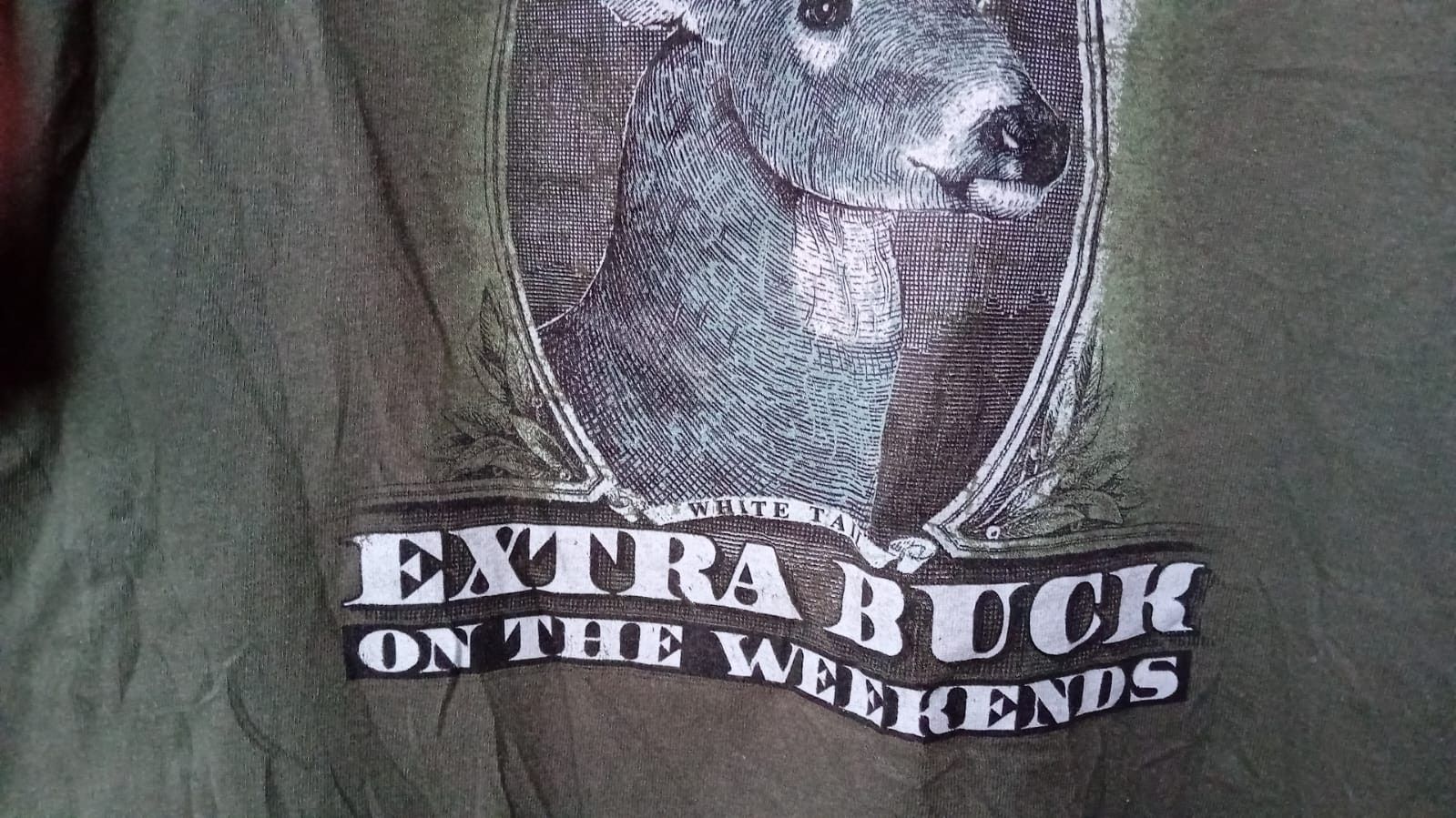 Delta × Vintage Extra Buck On The Weekend Vintage Deer t-shirt sz XL Size US XL / EU 56 / 4 - 3 Thumbnail