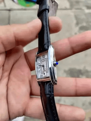 Jewelry 2000s vintage style cute square leather luxury watch Size ONE SIZE - 6 Thumbnail