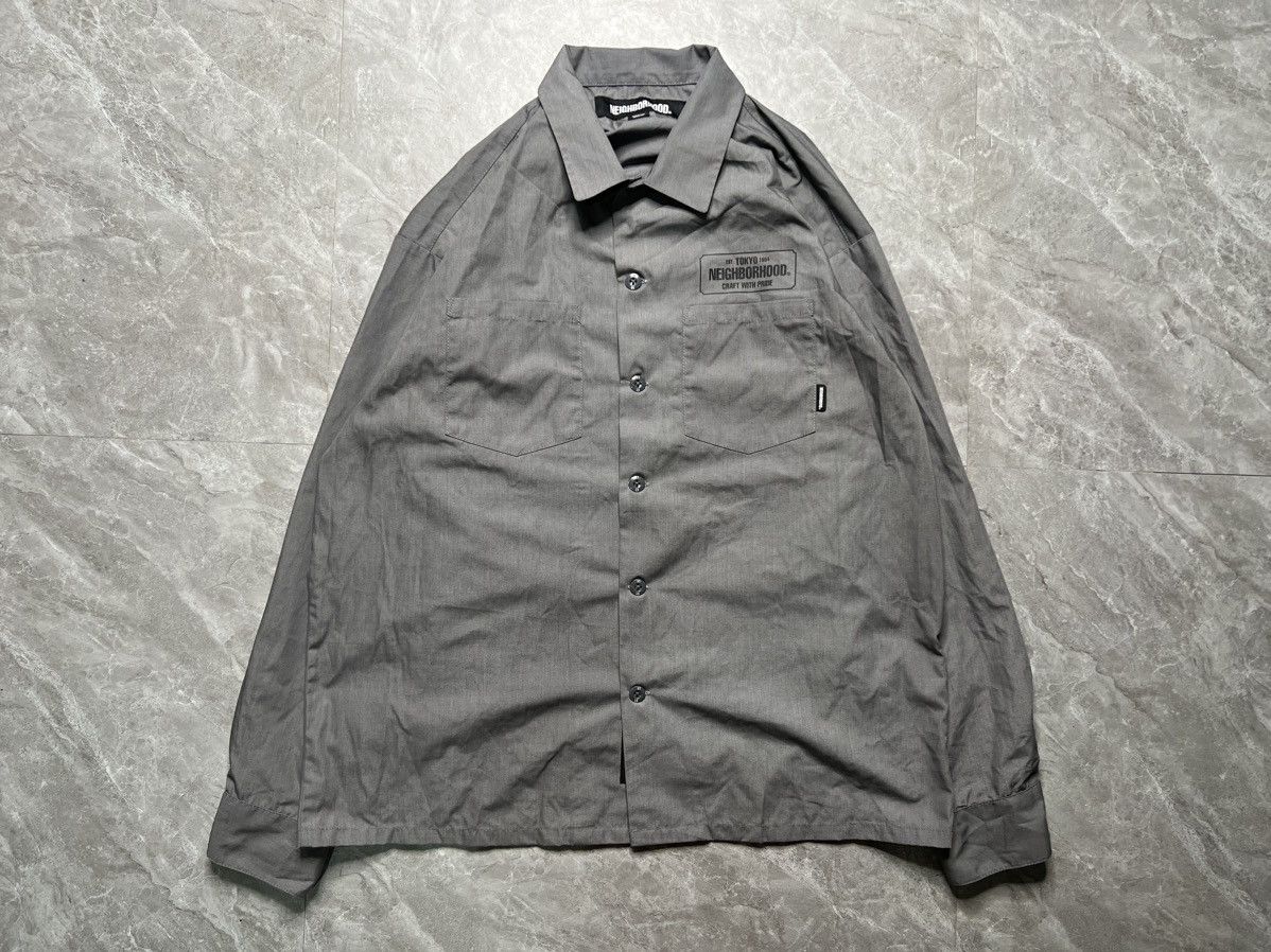 Neighborhood Neighborhood S/S 23 Classic Logo Work Shirt Size US M / EU 48-50 / 2 - 2 Thumbnail