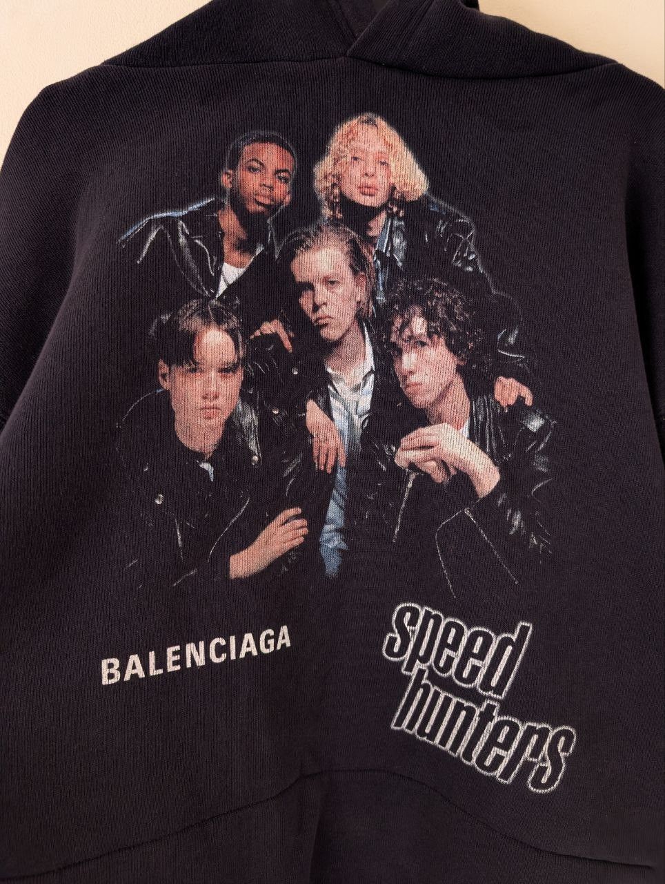 Balenciaga Balenciaga Speedhunters Black Logo Hoodie (fits L-XL) Size US XS / EU 42 / 0 - 1 Thumbnail