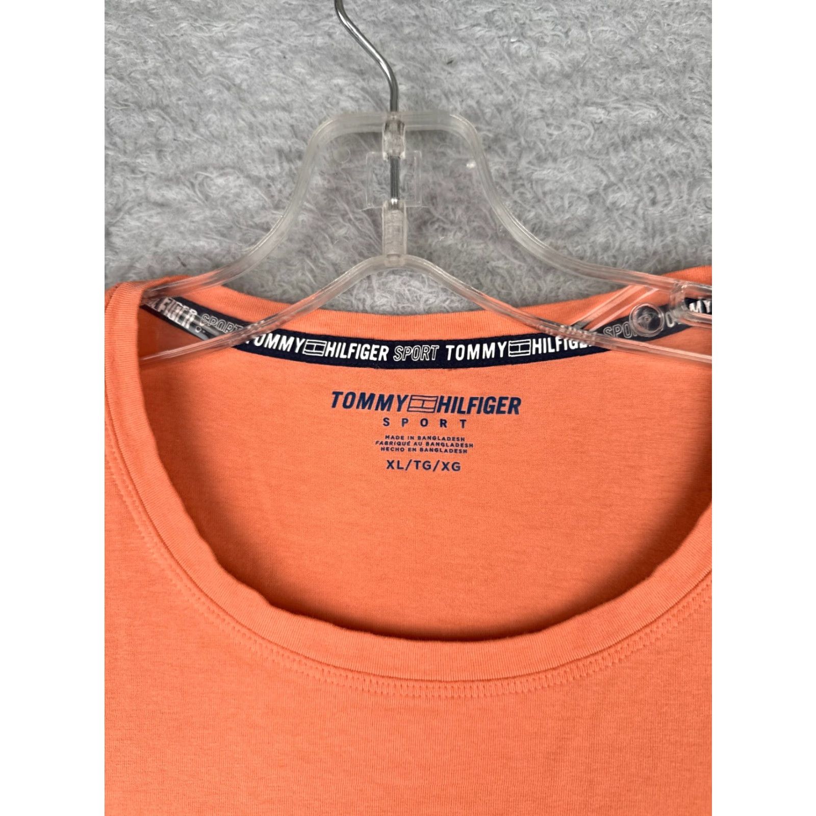 Tommy Hilfiger Tommy Hilfiger Shirt Women XL Orange Cotton Logo Short Sleeve Womens Size XL / US 12-14 / IT 48-50 - 7 Thumbnail