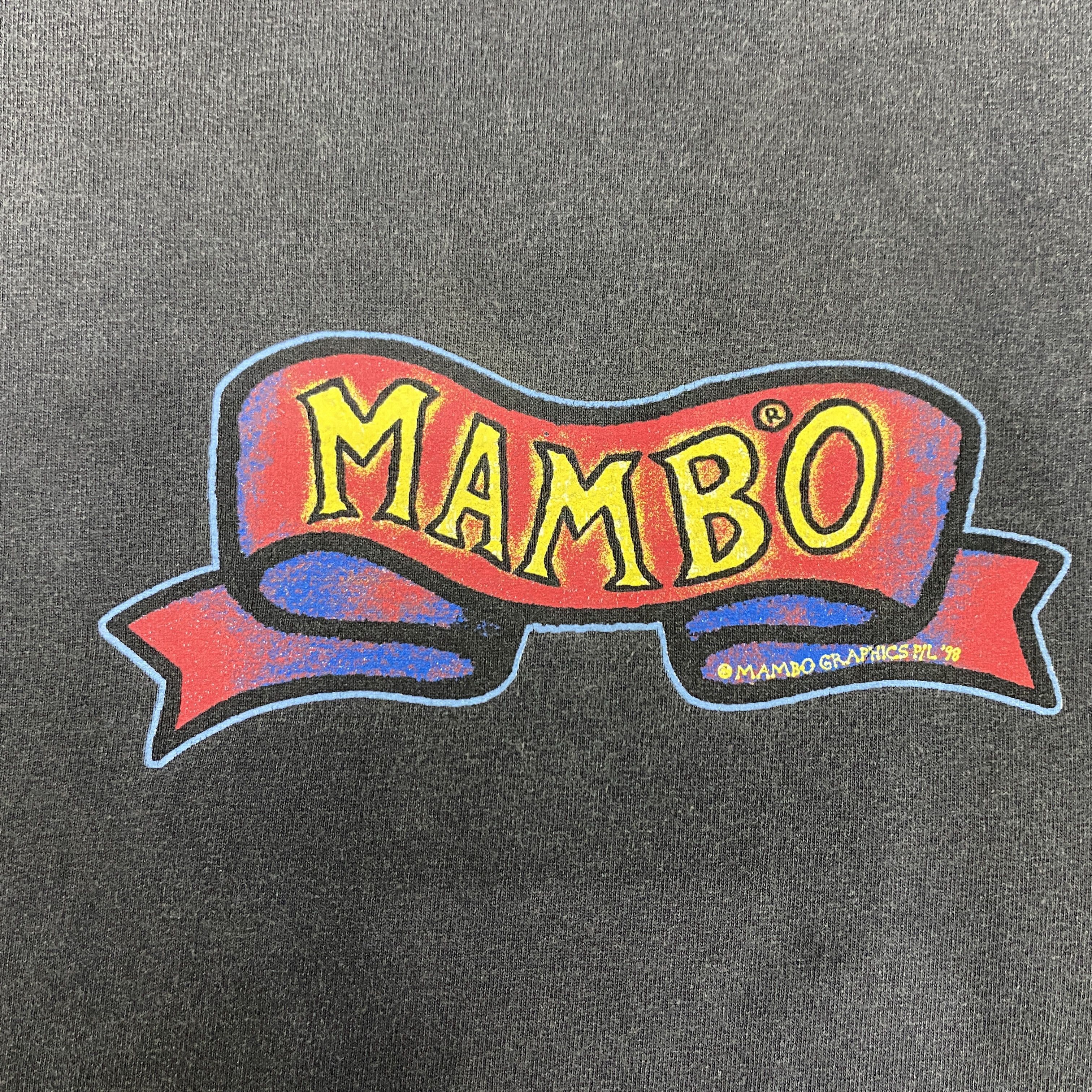 Mambo Vintage 90s SUN FADED MAMBO GRAPHIC PIL TEE Shirt - H078 Size US L / EU 52-54 / 3 - 4 Thumbnail