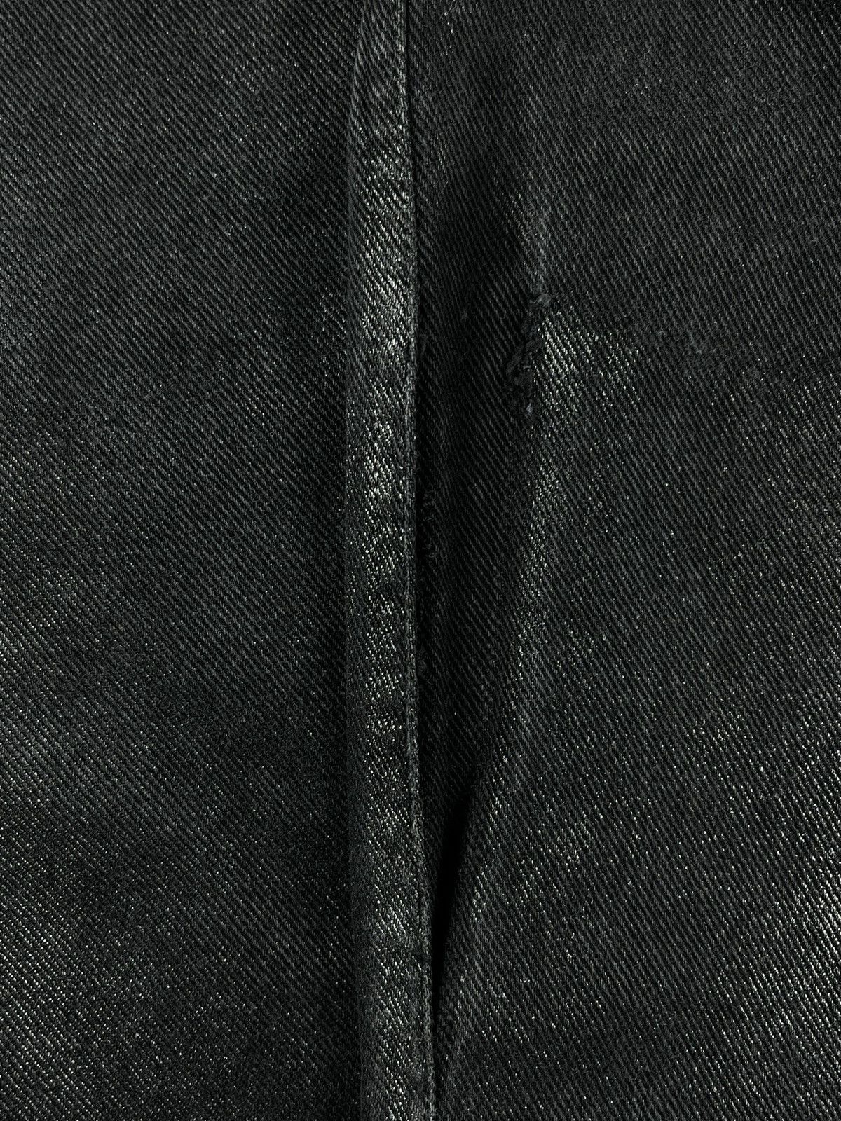 Helmut Lang SS99 Helmut Lang Wax Coated Denim Jeans Thrashed Size US 31 - 11 Thumbnail