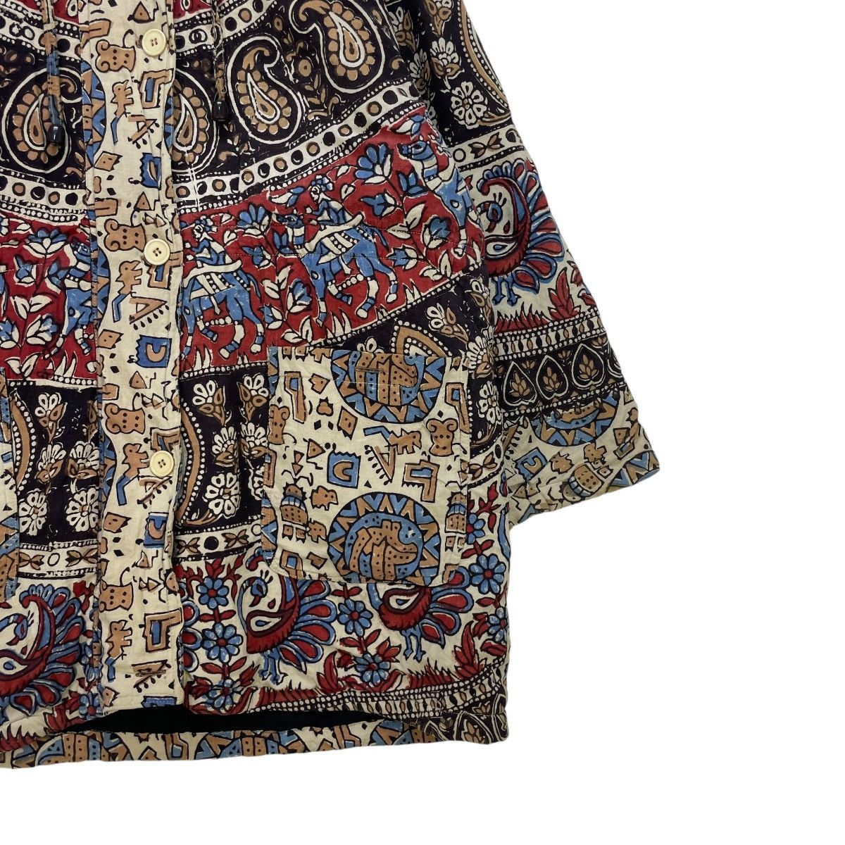 Japanese Brand Japanese Brand Art Over Print Detachable Hooded Jacket Size M / US 6-8 / IT 42-44 - 5 Thumbnail