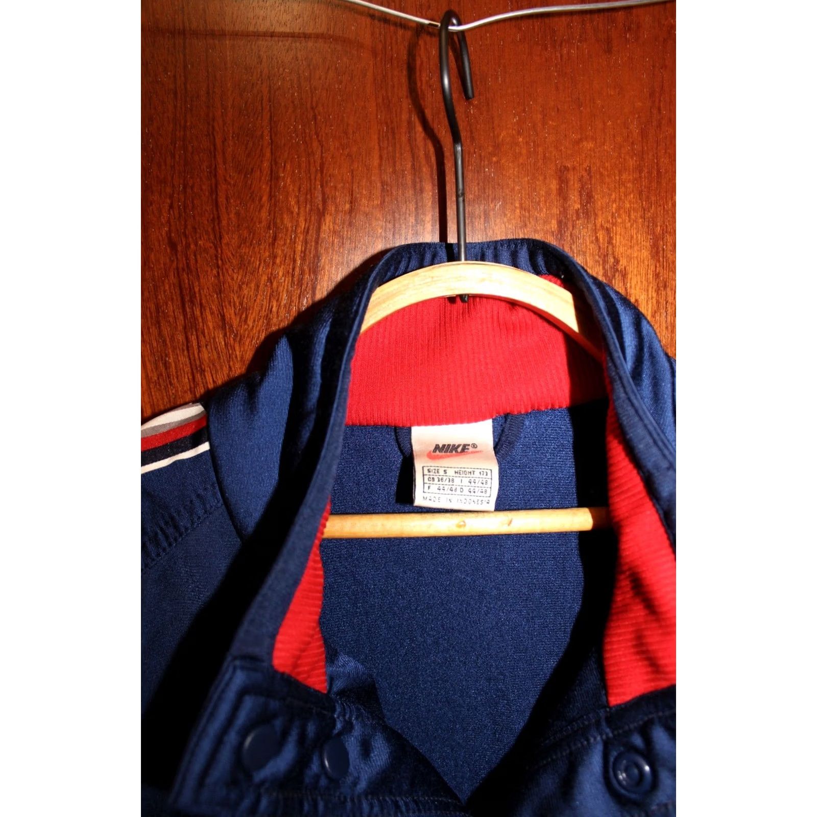Nike VINTAGE Nike USA national team Training buttons gilet Shirt Mens S blue/red 1990s Size US S / EU 44-46 / 1 - 2 Thumbnail