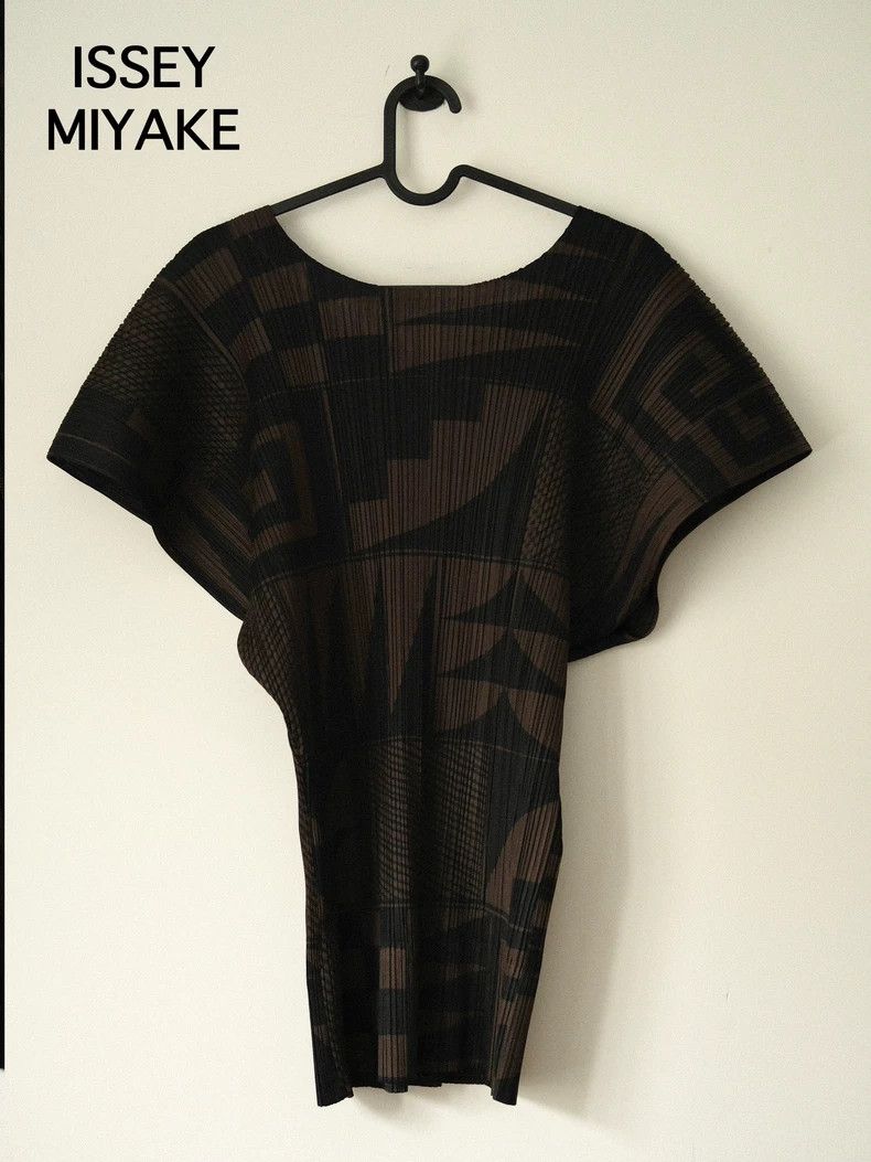 Issey Miyake issey miyake size:3 Brown and black coat Size XXS / US 00 / IT 34 - 9 Thumbnail