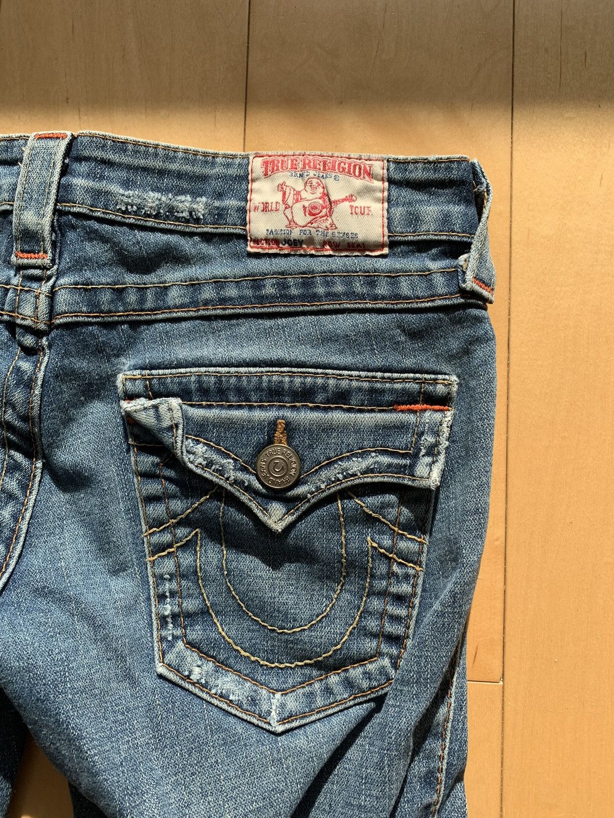 True Religion × Vintage Authentic Vintage True Religion Denim Flare Bootcut Jeans Size 27" / US 4 / IT 40 - 3 Thumbnail