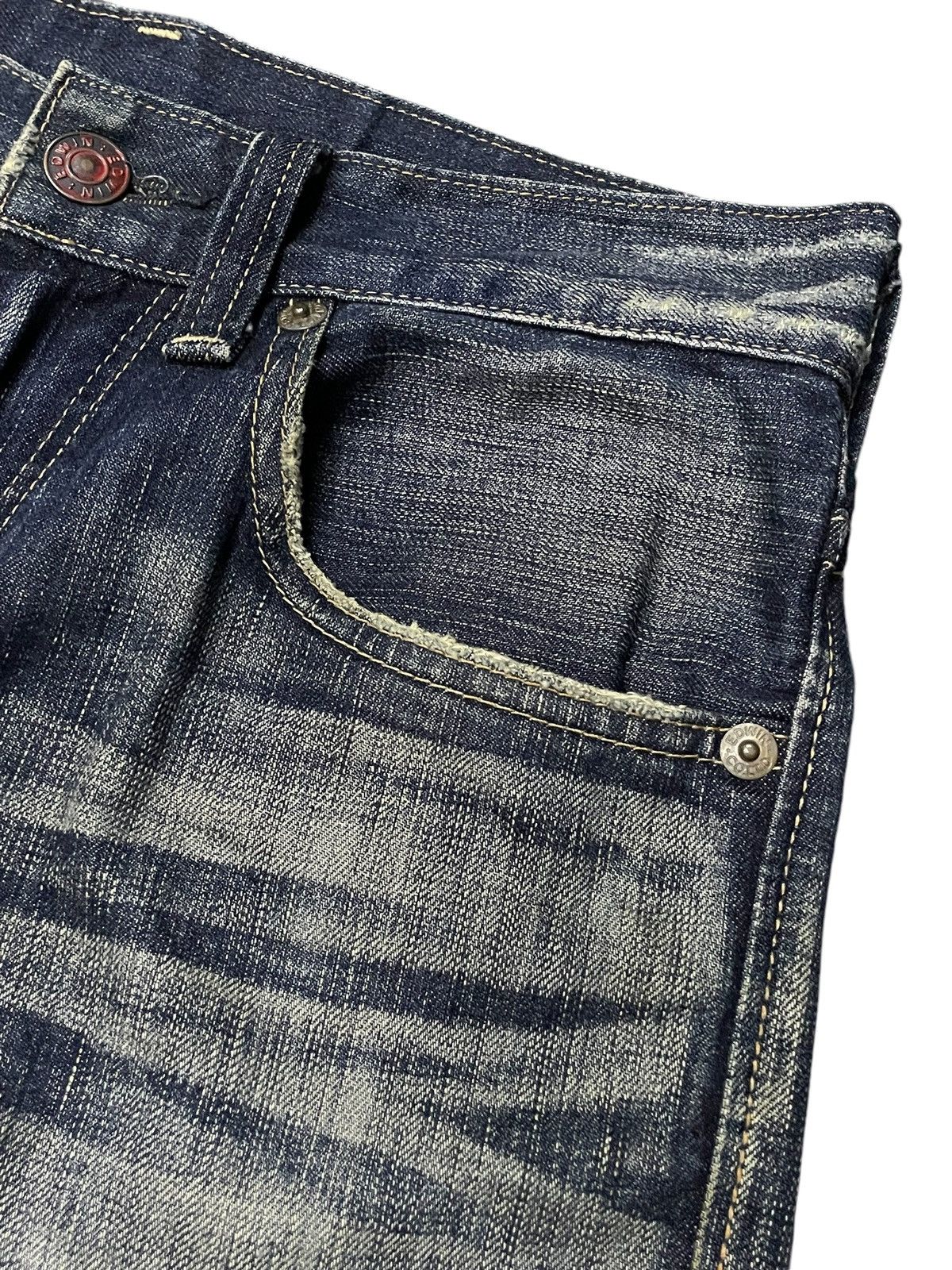 Edwin Edwin 503 Blue Trip Flared Stone Wash Jeans Japan Made Size US 30 / EU 46 - 9 Thumbnail