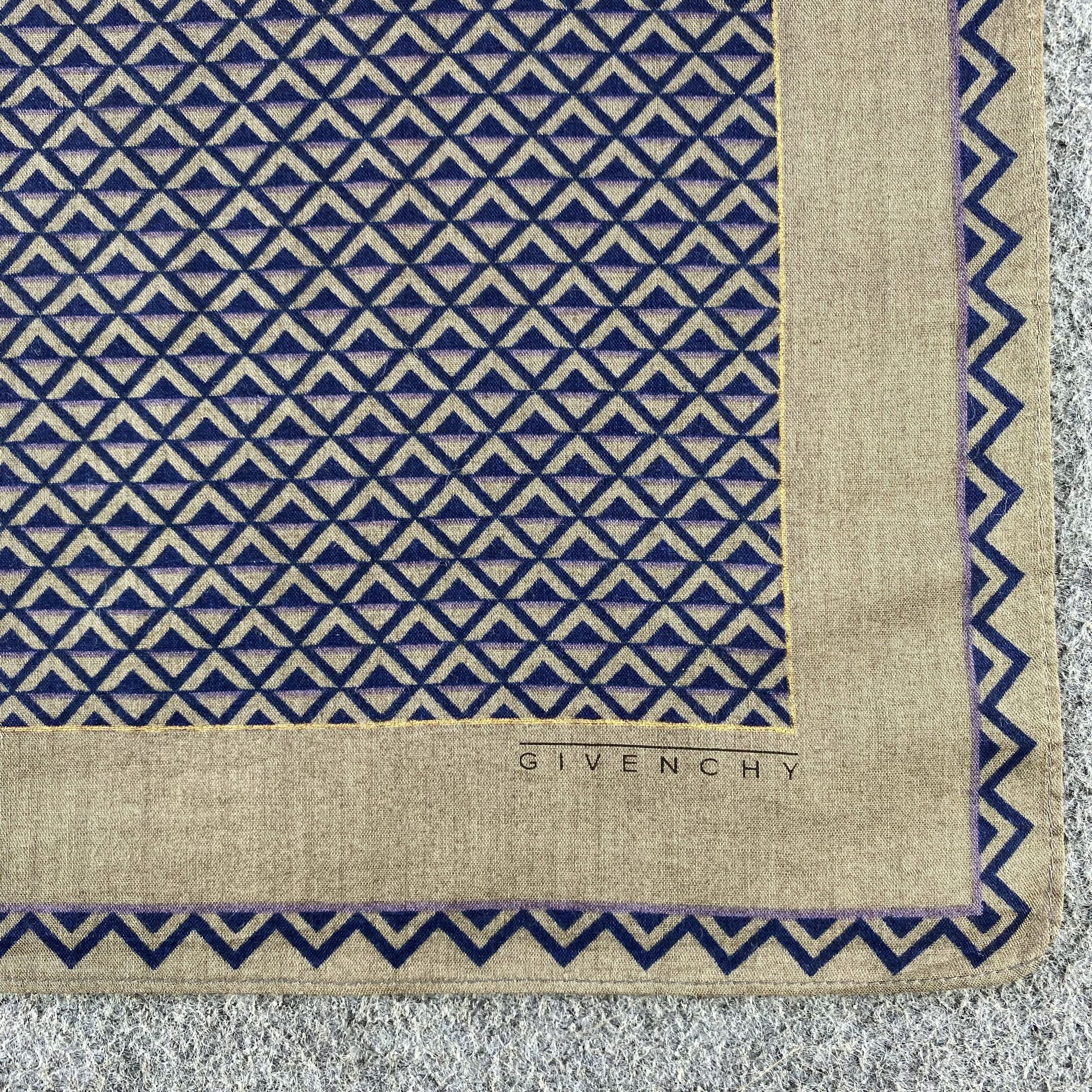 Vintage Givenchy Handkerchief/Neckerchief/Bandana HC697 Size ONE SIZE - 3 Thumbnail
