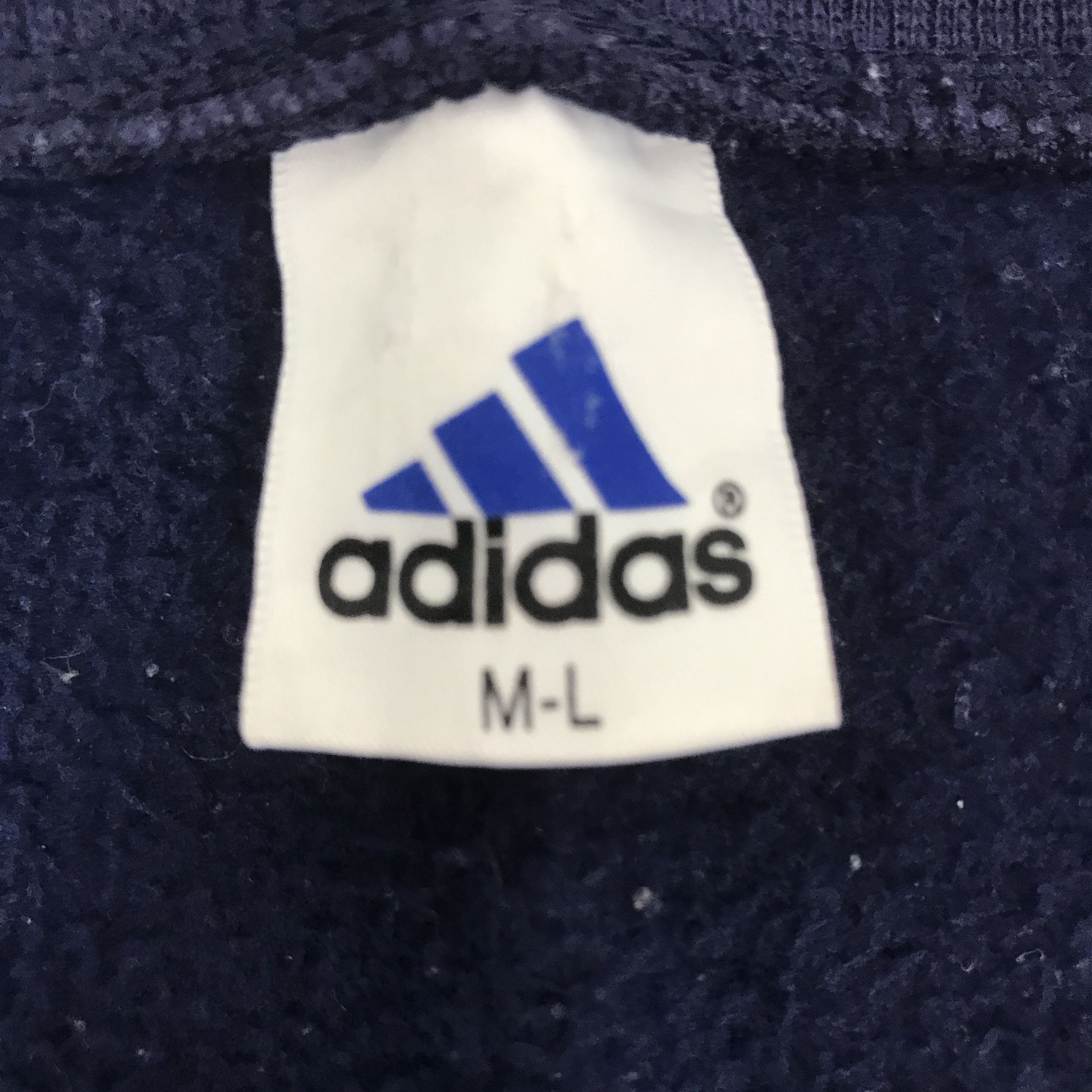Adidas × Japanese Brand × Yohji Yamamoto Adidas X Yohji Yamamoto Fleece V-Neck custom Art Sweatshirt Size US L / EU 52-54 / 3 - 10 Thumbnail