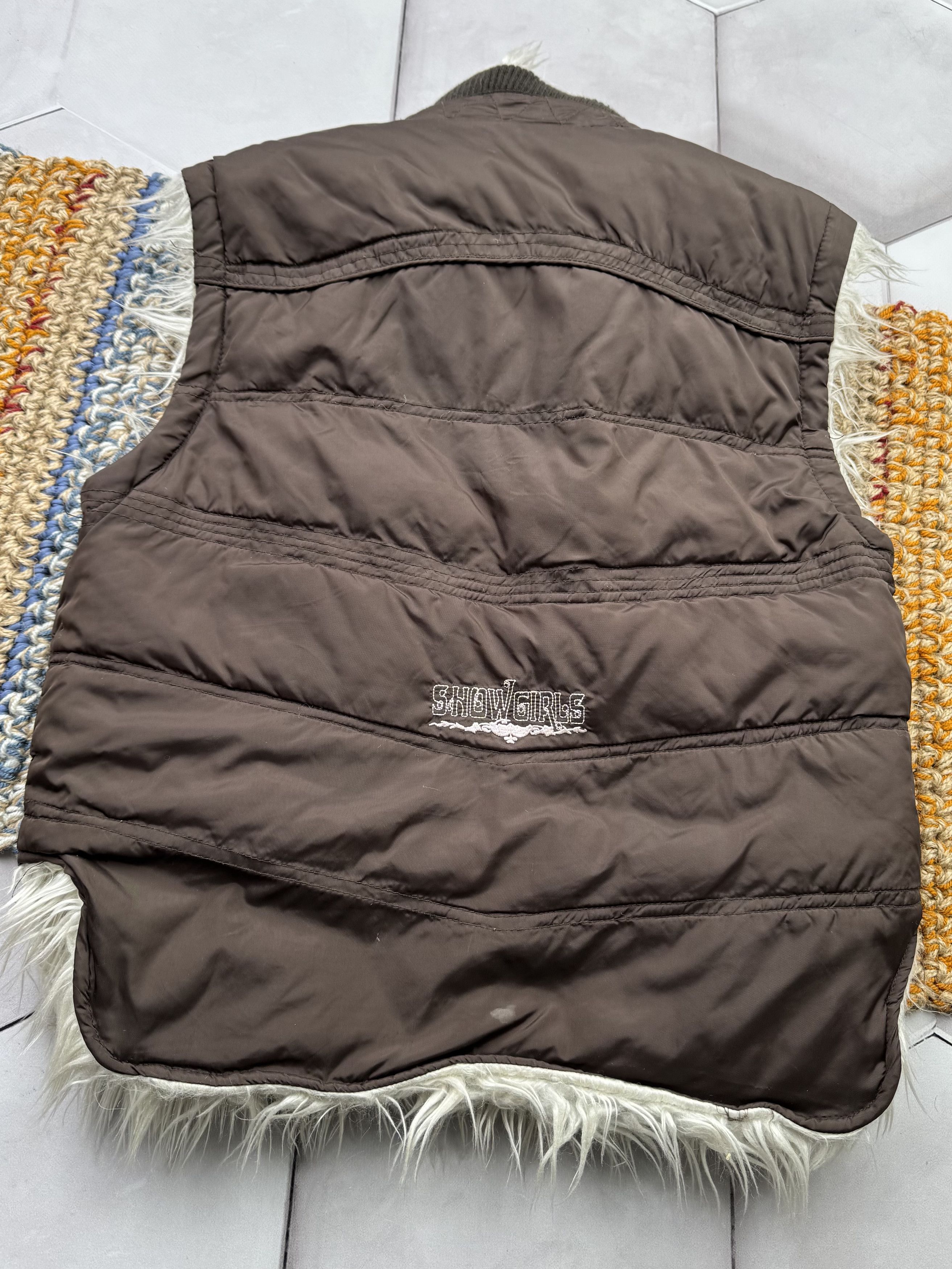 Vintage Vintage Faux Fur Details Vest With Zipper (E4) Size XS / US 0-2 / IT 36-38 - 6 Thumbnail