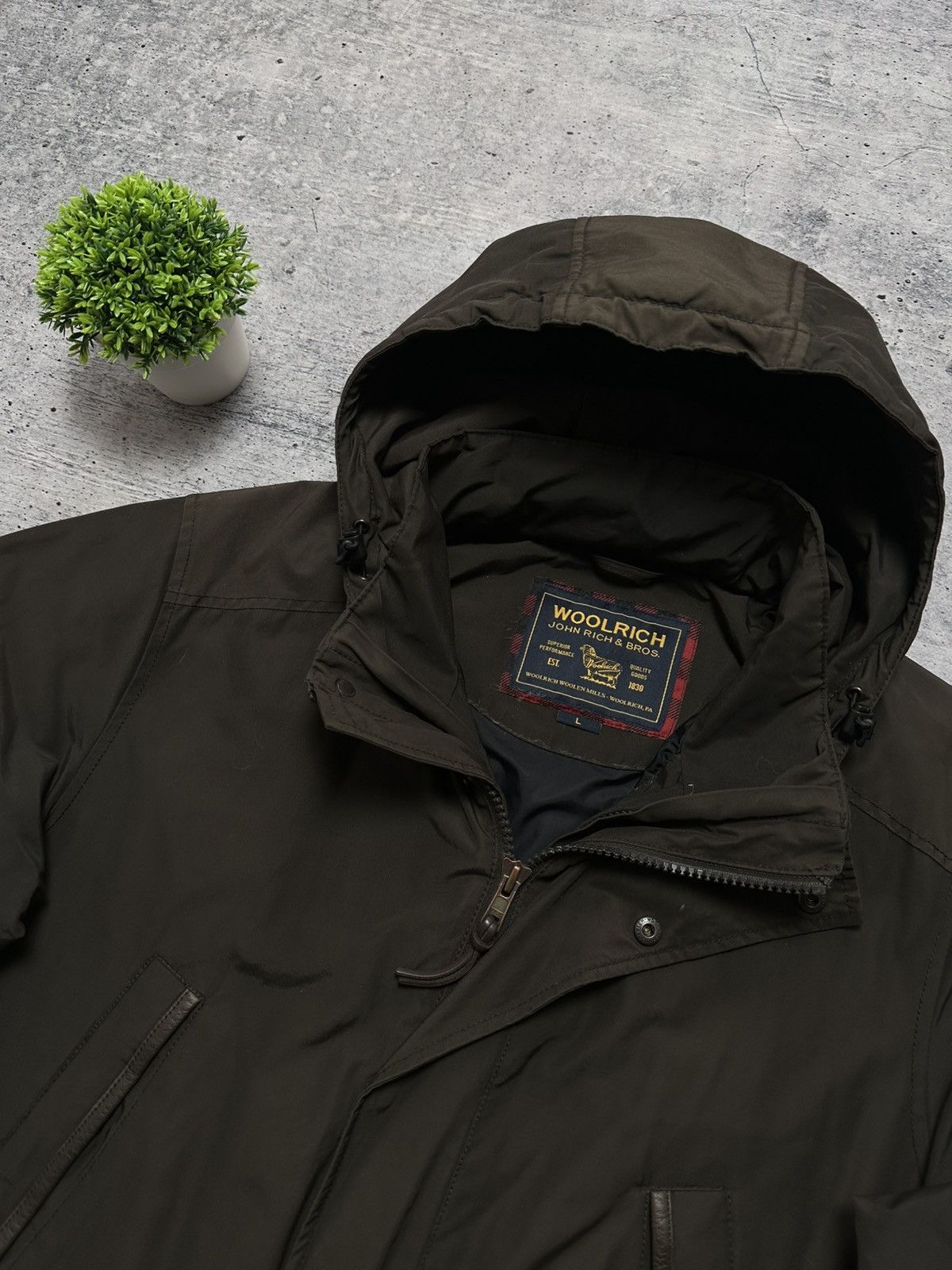 Woolrich Woolen Mills Woolrich 2 In 1 Down Puffer Rain USA 700 Y2K Parka Jacket Size US L / EU 52-54 / 3 - 8 Thumbnail